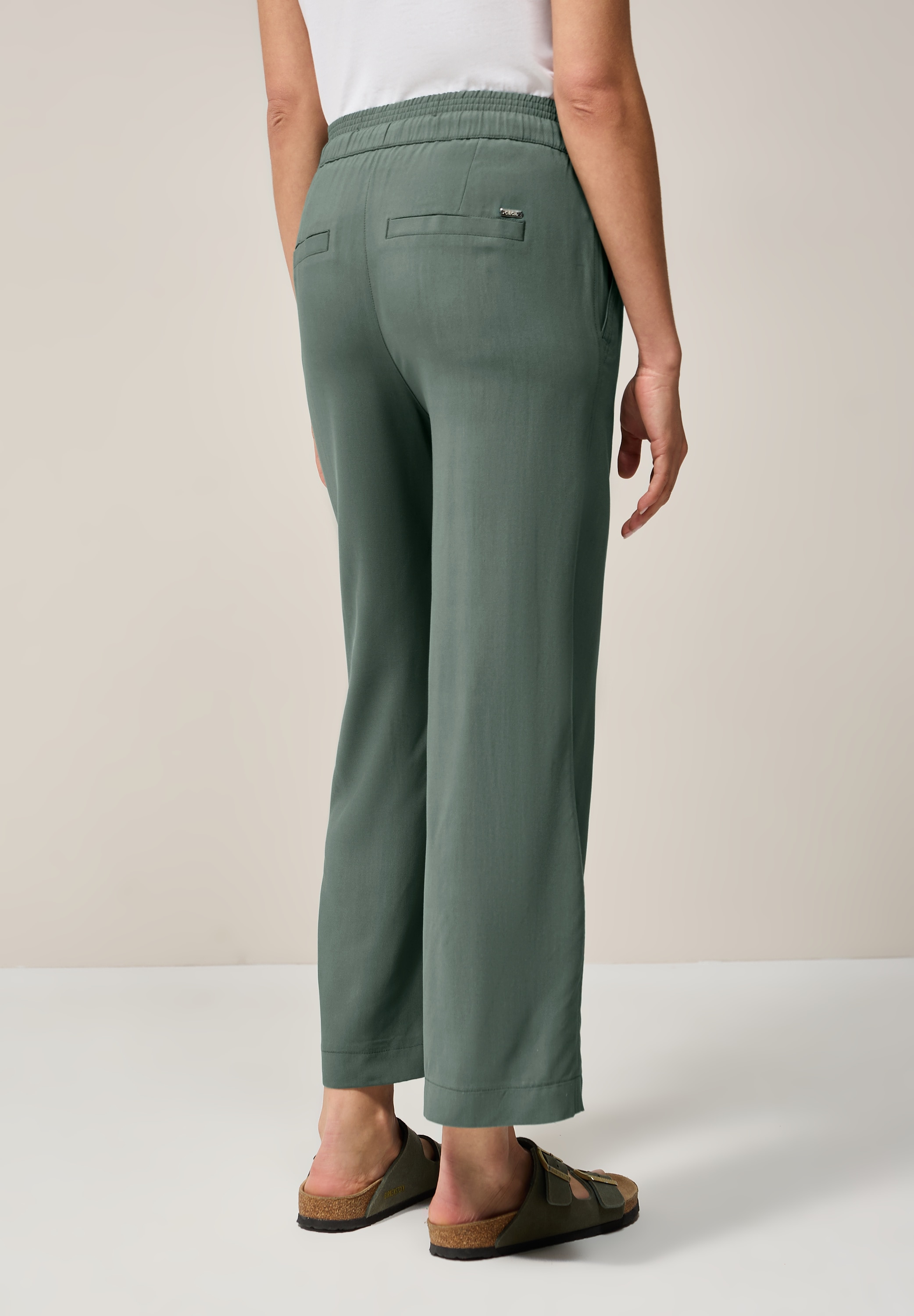 Cecil Stoffhose »Style Neele«, mit elastischem Bund mit Tunnelzug