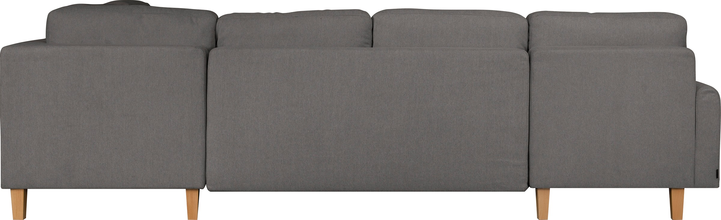 Home affaire Wohnlandschaft »TRIPLO U-Form wahlweise mit Schlaffunktion, B/T/H: 310/192/90 cm«, Schlafsofa, auch mit Bettkasten, Steppung im Rückenkissen