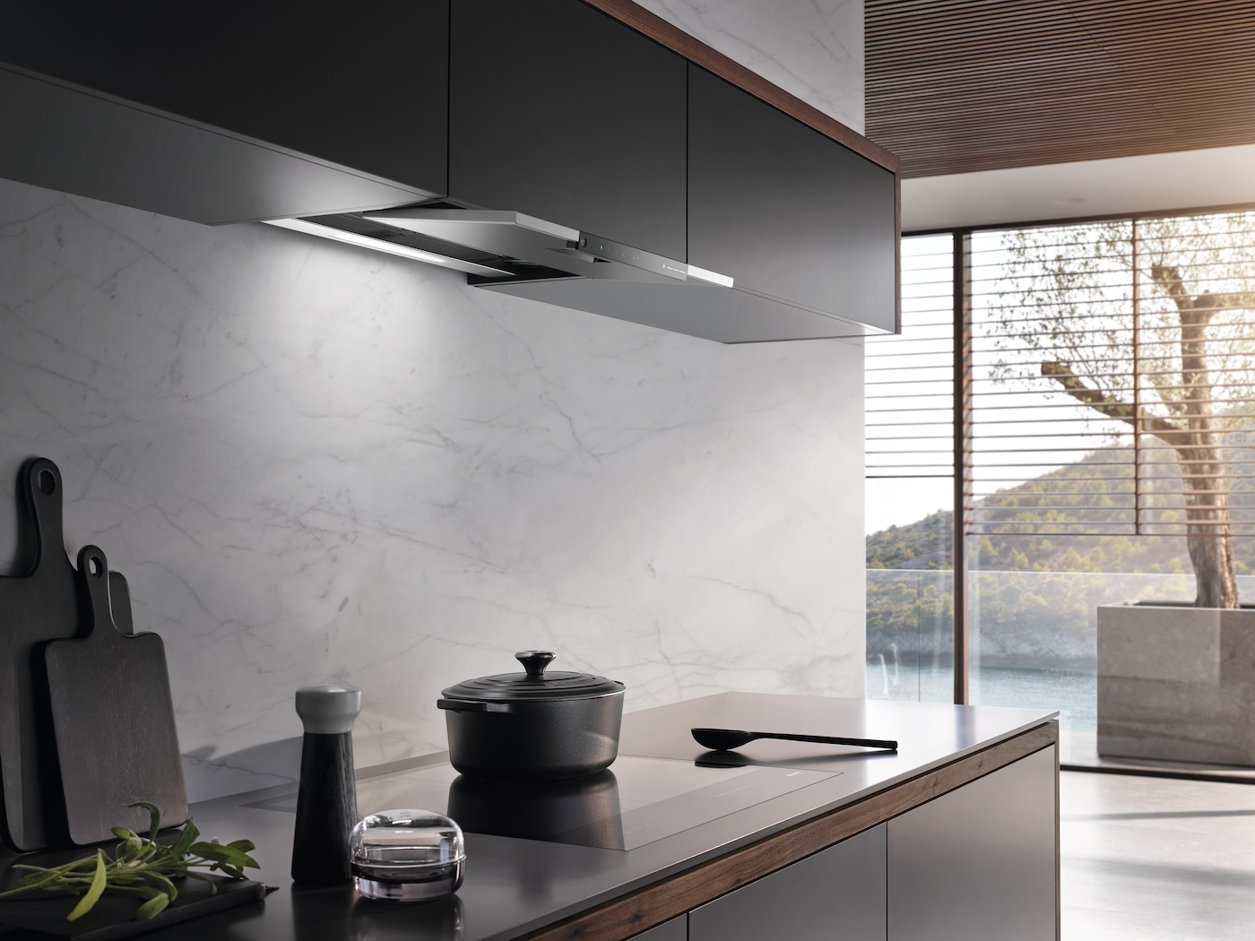 Miele Flachschirmhaube »DAS 8630 Edelstahl«