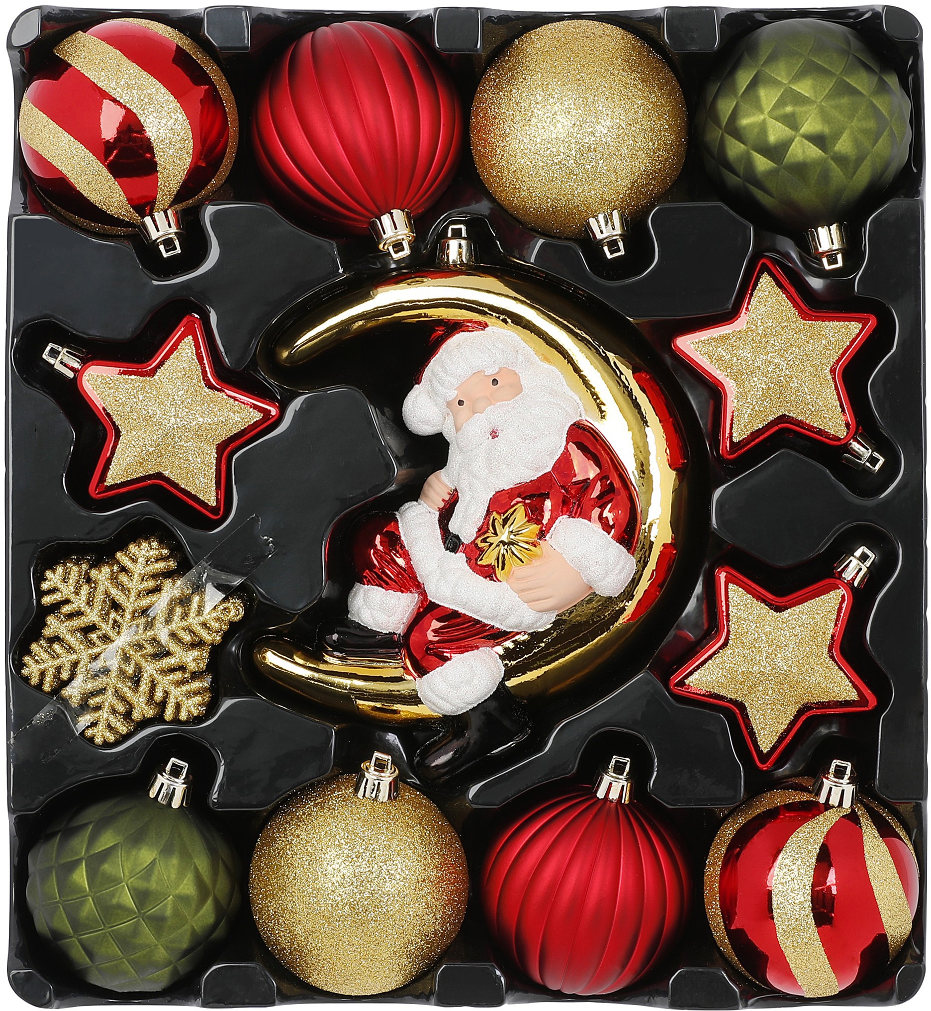 CHRISTMAS GOODS by Inge Christbaumschmuck kaufen Christbaumschmuck«, Weihnachtsdeko, 23 (Set, Mond, online tlg.) »Santa im