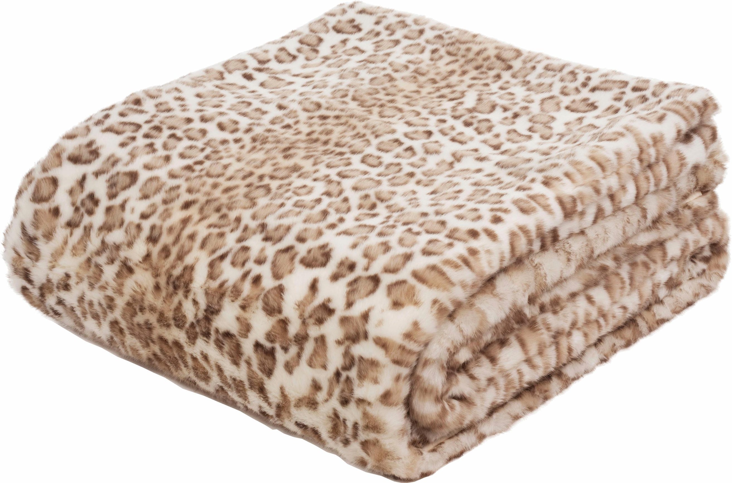 Wohndecke »Leopard«, mit Leopardenmuster, Kuscheldecke