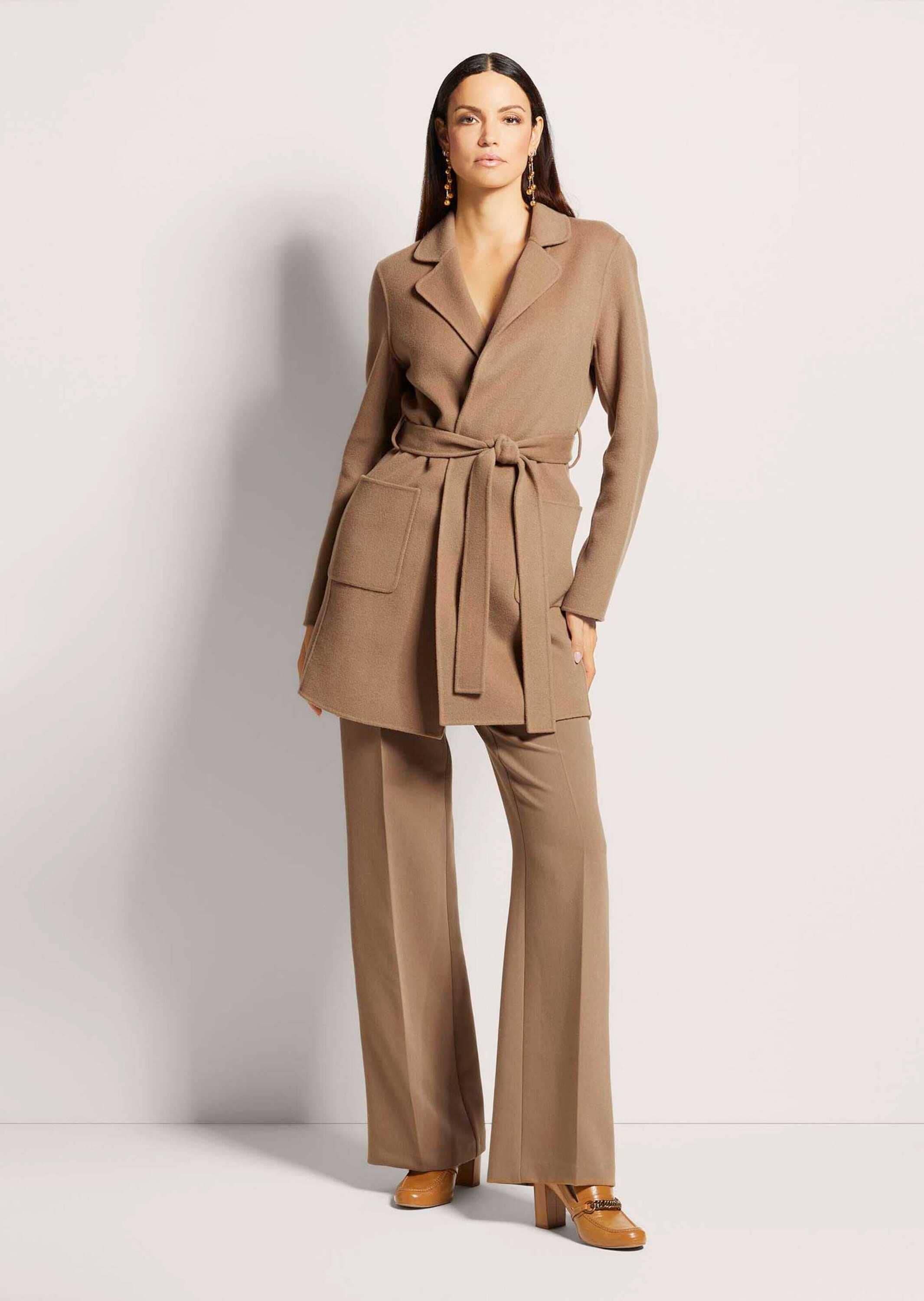 MADELEINE Langmantel »Wollmantel Eleganter Doubleface-Mantel mit Reverskragen«