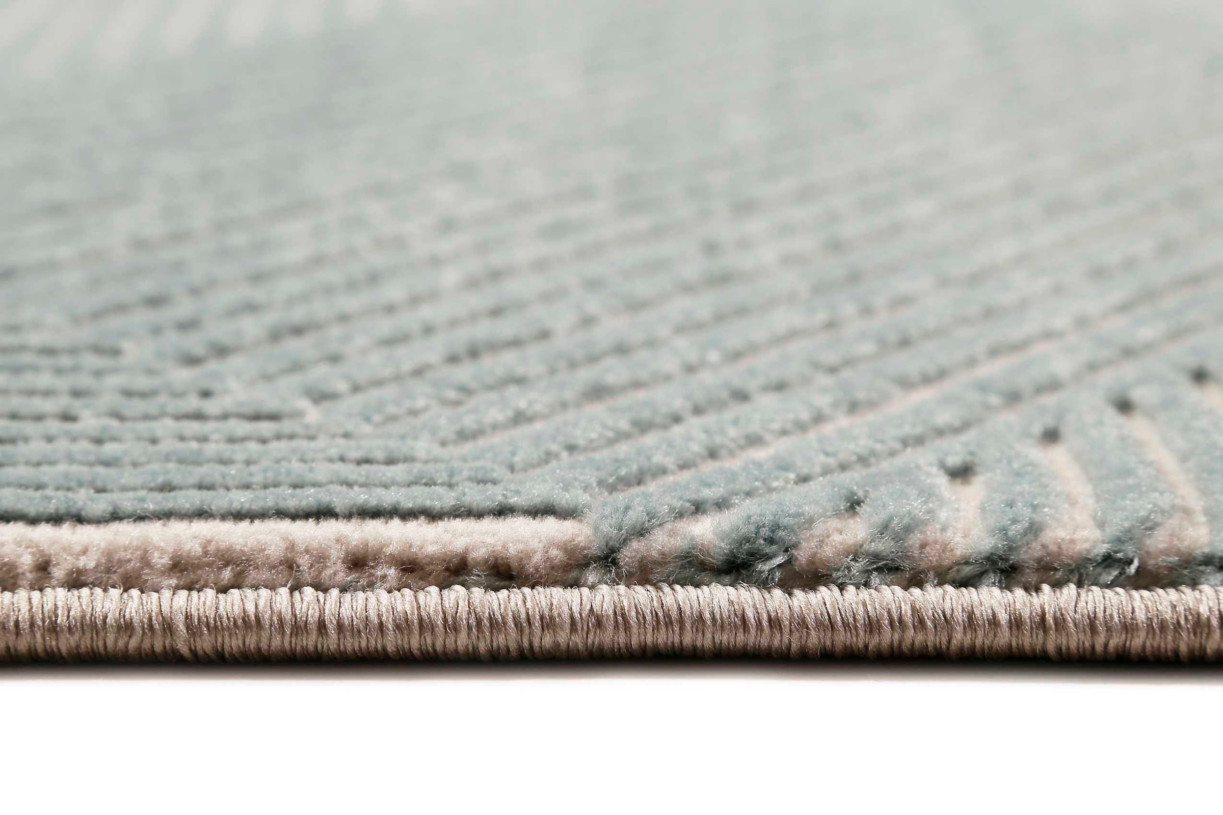 Esprit Teppich »Velvet Groove ESP-8780«, rechteckig, 12 mm Höhe, Kurzflor, Hoch Tief Struktur, Wohnzimmer, Schlafzimmer