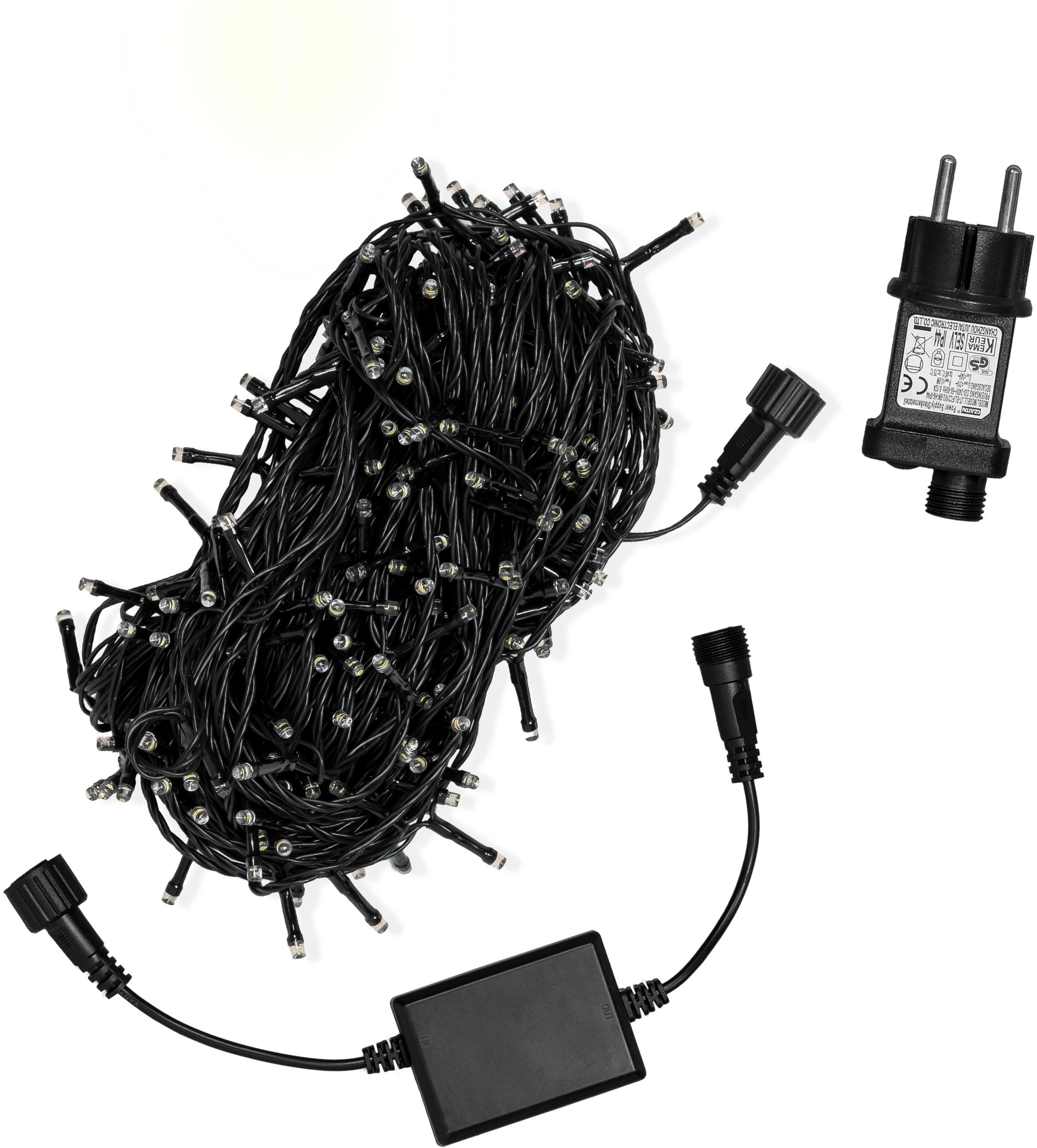 BONETTI LED-Lichterkette »mit Zauberstab als Fernbedienung« 300 Stk.-flammig auf Knopfdruck aktivieren sie eine stimmungsvolle Beleuchtung