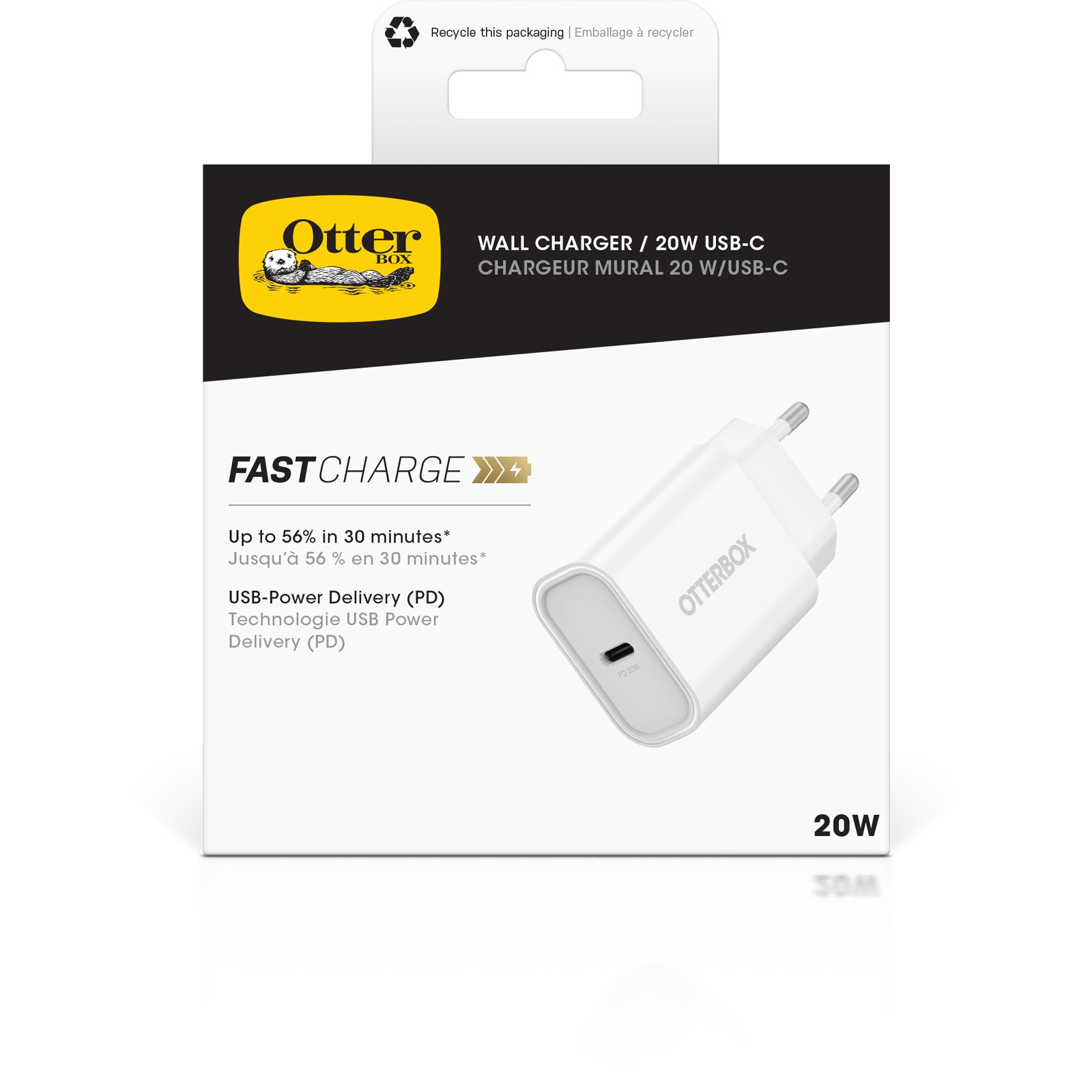 Otterbox USB-Ladegerät »Wall Charger 20W USB-C« USB-Power Delivery (PD)