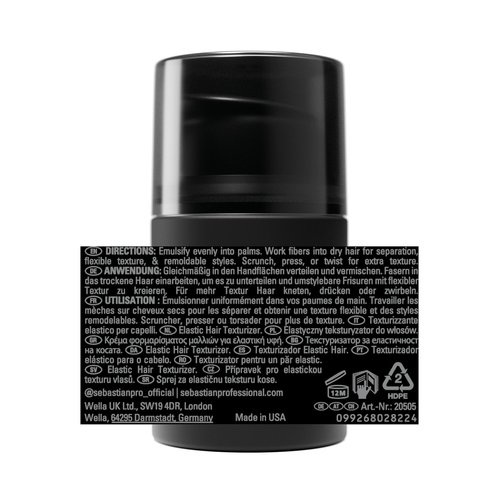 Sebastian Professional Haarcreme »Microweb Fiber« für flexibles Styling, Creme-Textur, 45 ml Inhalt