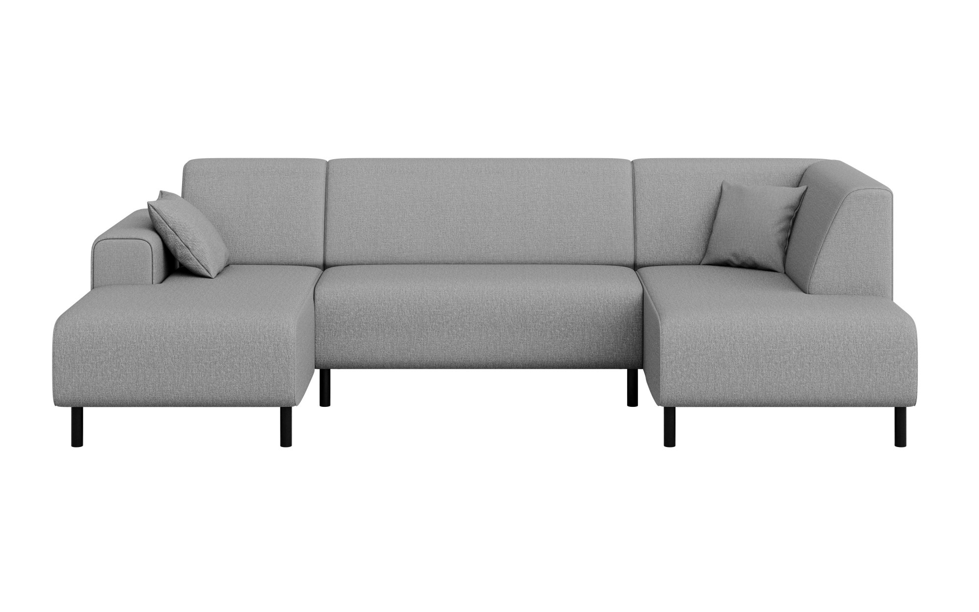 Home affaire Wohnlandschaft »ARROS U-Form mit Wellenunterfederung, Maße B/T/H: 300/163/81 cm«, incl. Zierkissen, mit Recamiere links/rechts bestellbar, auch in Cord