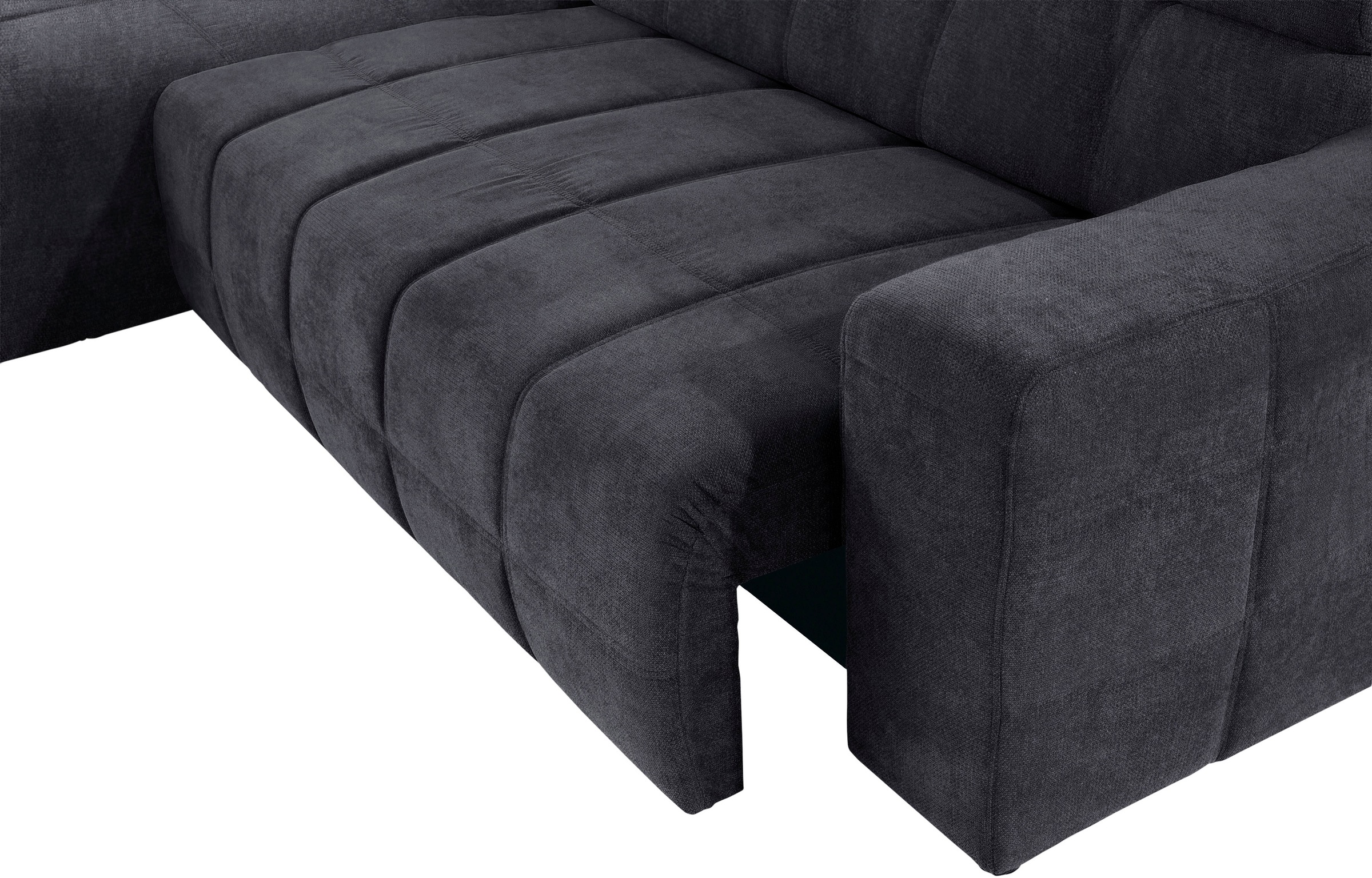 DOMO collection Ecksofa »Brandon B/T/H: 289/177/80 cm, whlw. mit Sitztiefenverstellung, L-Form«, mit Kopfteilverstellung, wahlweise Sitztiefenverstellung, L-Form