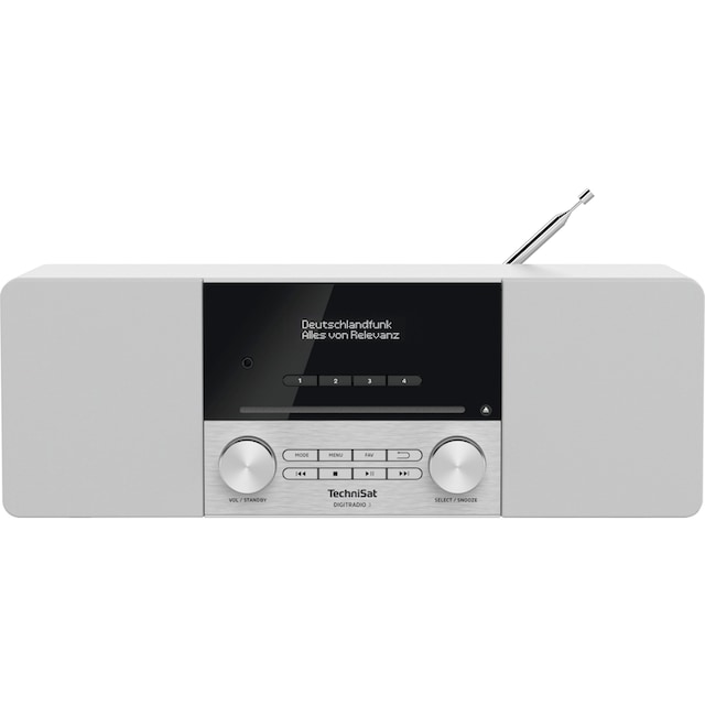 TechniSat Digitalradio (DAB+) »DIGITRADIO 3«, (A2DP Bluetooth-AVRCP  Bluetooth Digitalradio (DAB+)-UKW mit RDS 20 W), CD-Player, Made in Germany  ➥ 3 Jahre XXL Garantie | UNIVERSAL