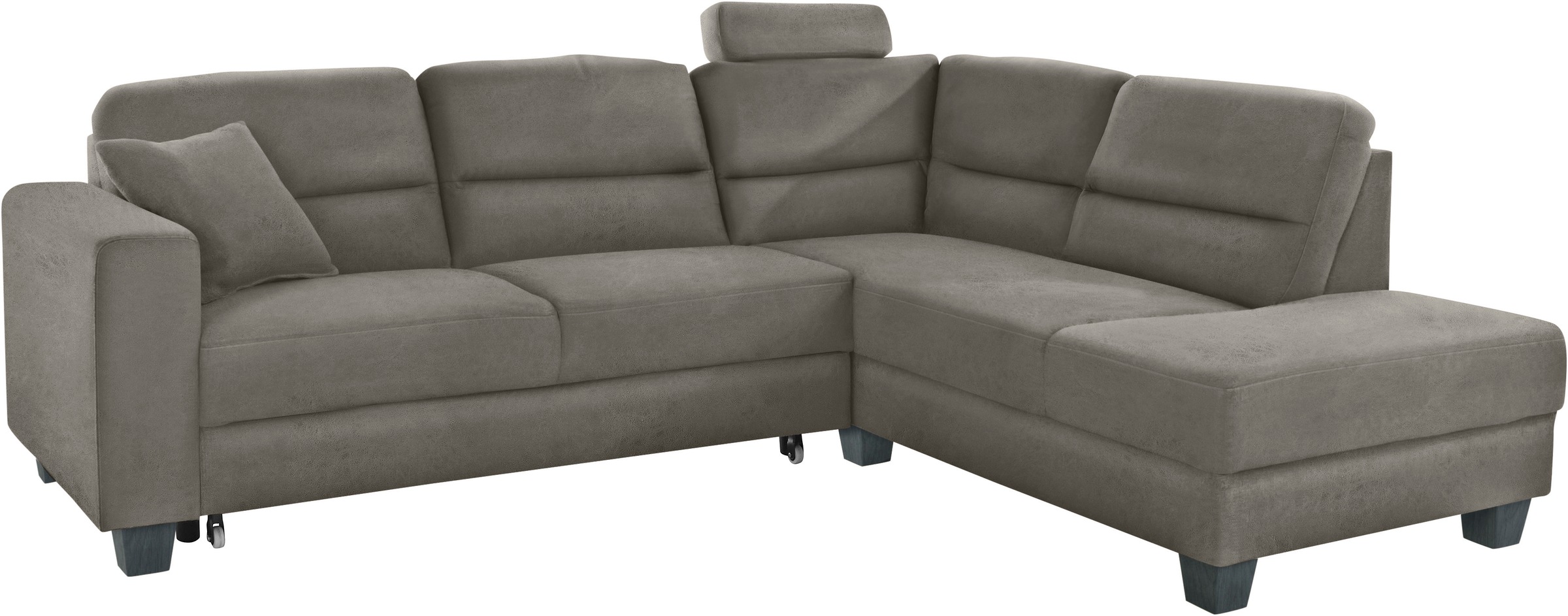 TRENDMANUFAKTUR Ecksofa »Chamber, zeitlos und modern, hoher Sitzkomfort, L-Form«, wahlweise mit Schlaffunktion