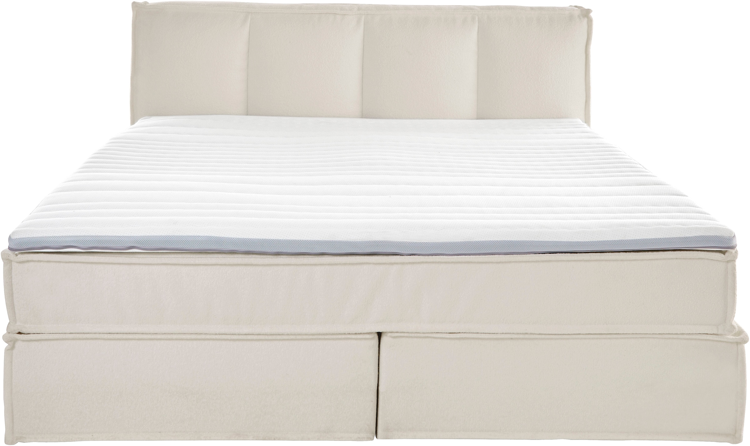 LeGer Home by Lena Gercke Boxspringbett »Addyson« Härtegrade H2, H3 und H4 wählbar,  Boxspringbett inkl. Topper, 2 Matratzen