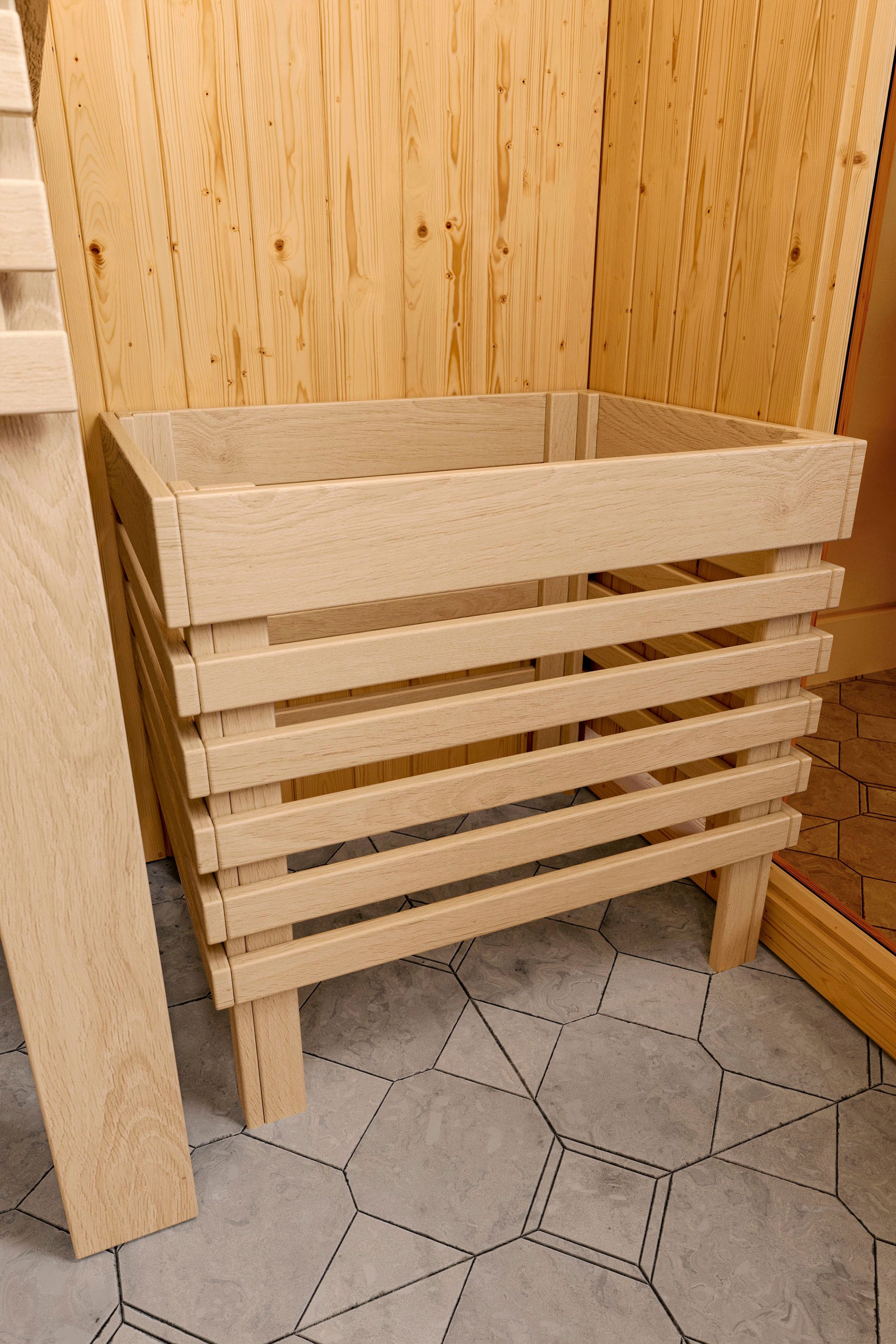 welltime Sauna »Artja«, naturbelassen mit Ofen 9 kW Bio ext. Steuerung