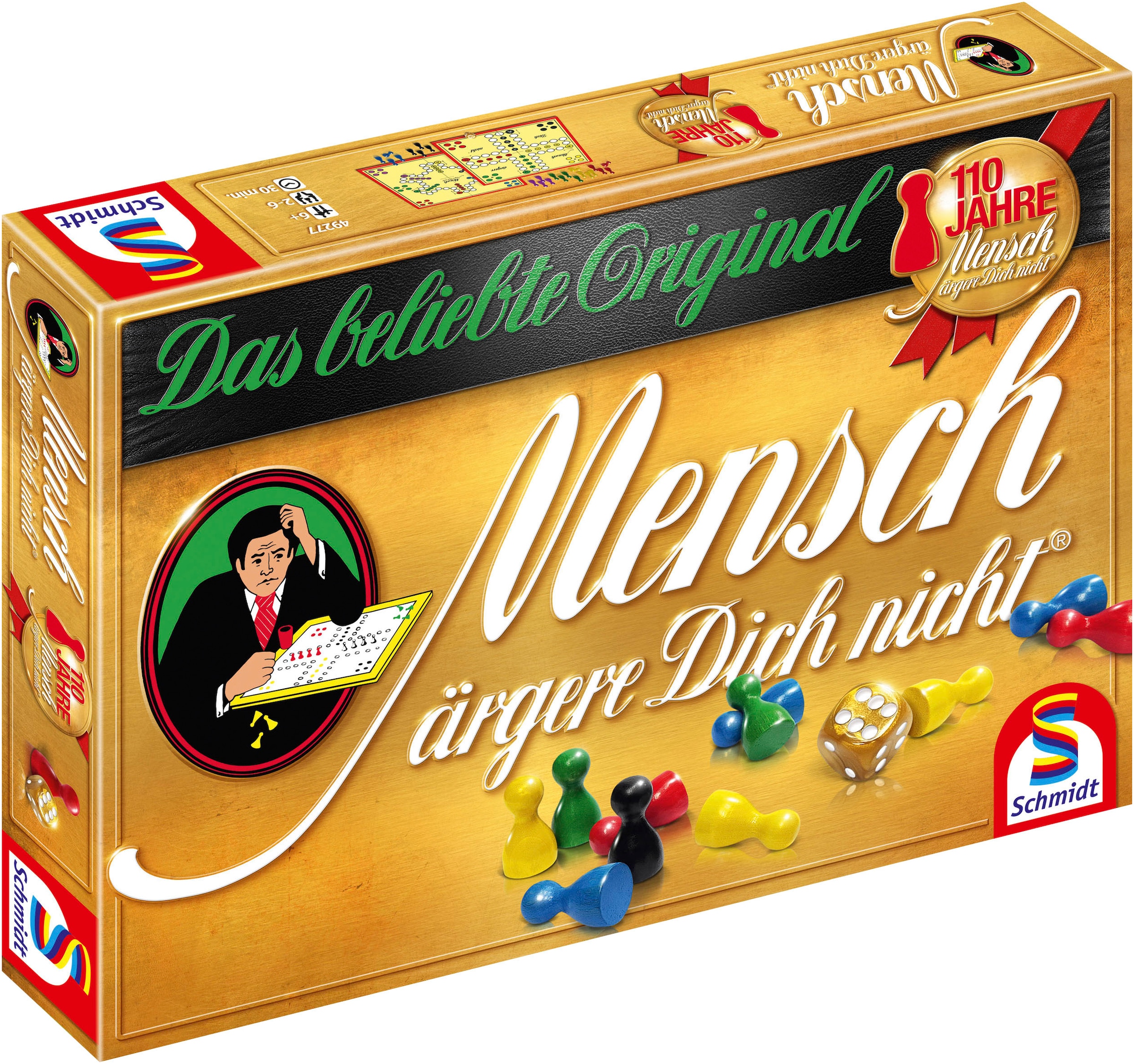 Schmidt Spiele Spiel »GOLD Mensch ärgere Dich nicht® 110 Jahre«, Made in Germany