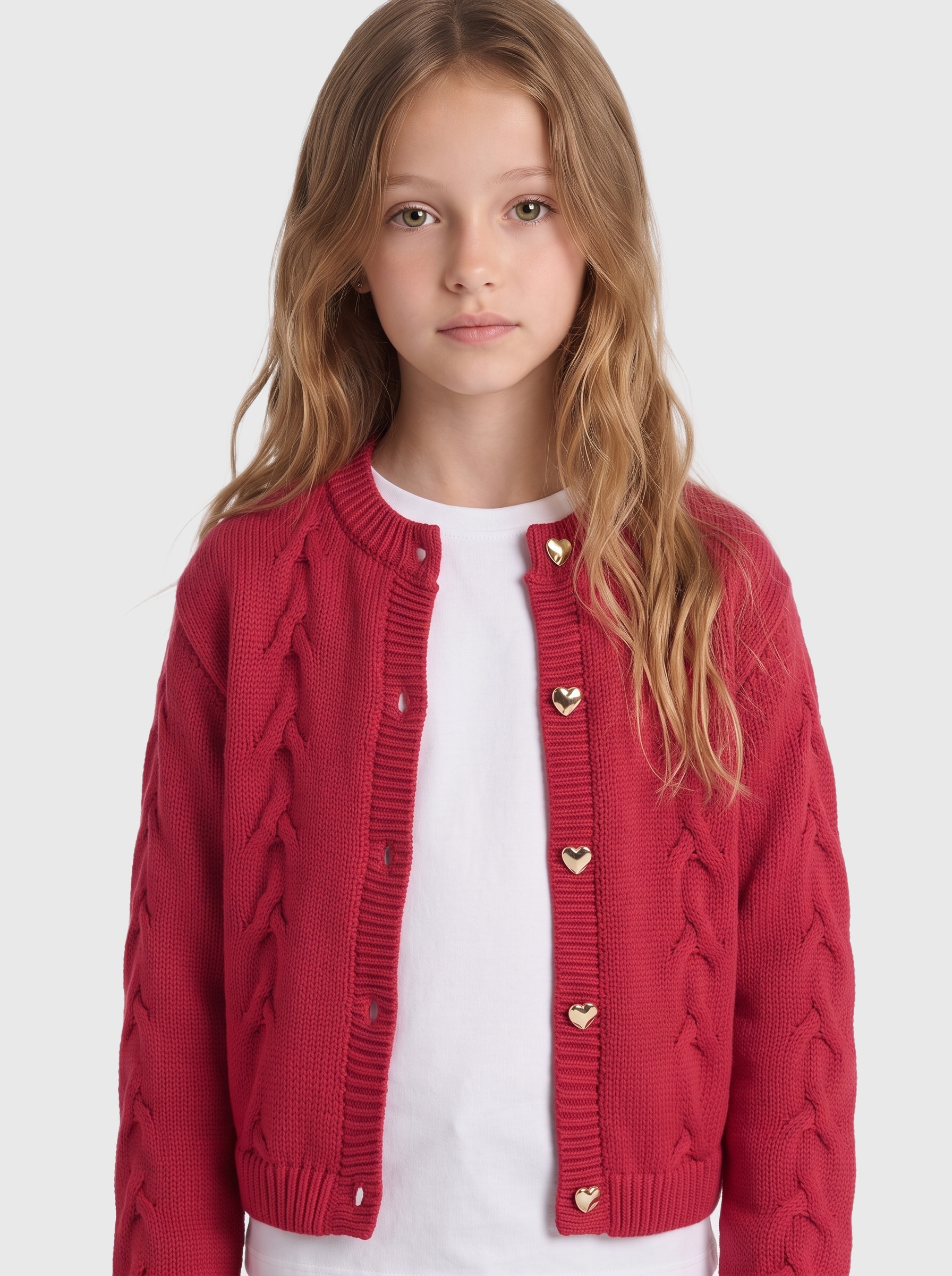 KIDS ONLY Strickjacke »KOGPEPPE LS CABLE CARDIGAN KNT« Baumwolle