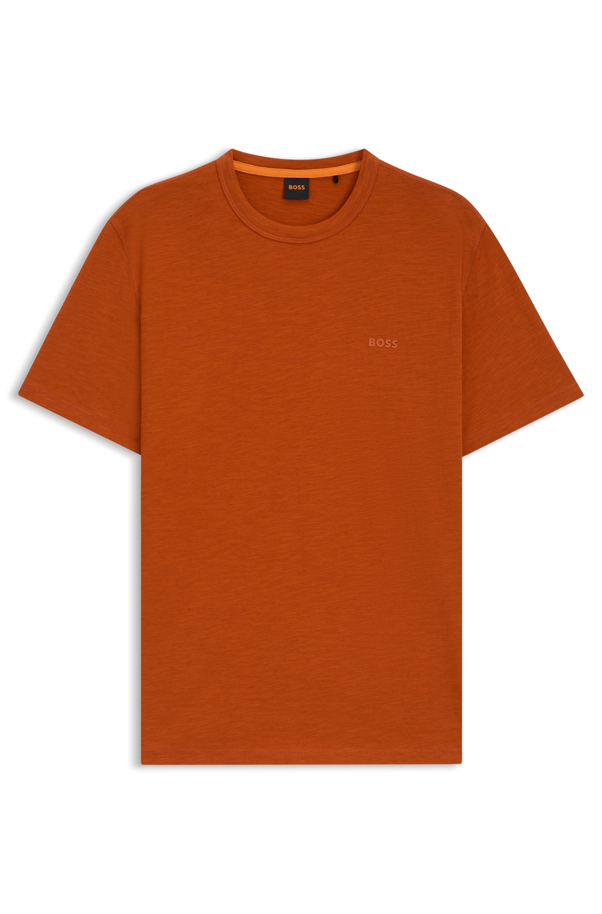 BOSS ORANGE T-Shirt »Tegood Regular Fit« 100% Baumwolle Logo on Chest Rundhals