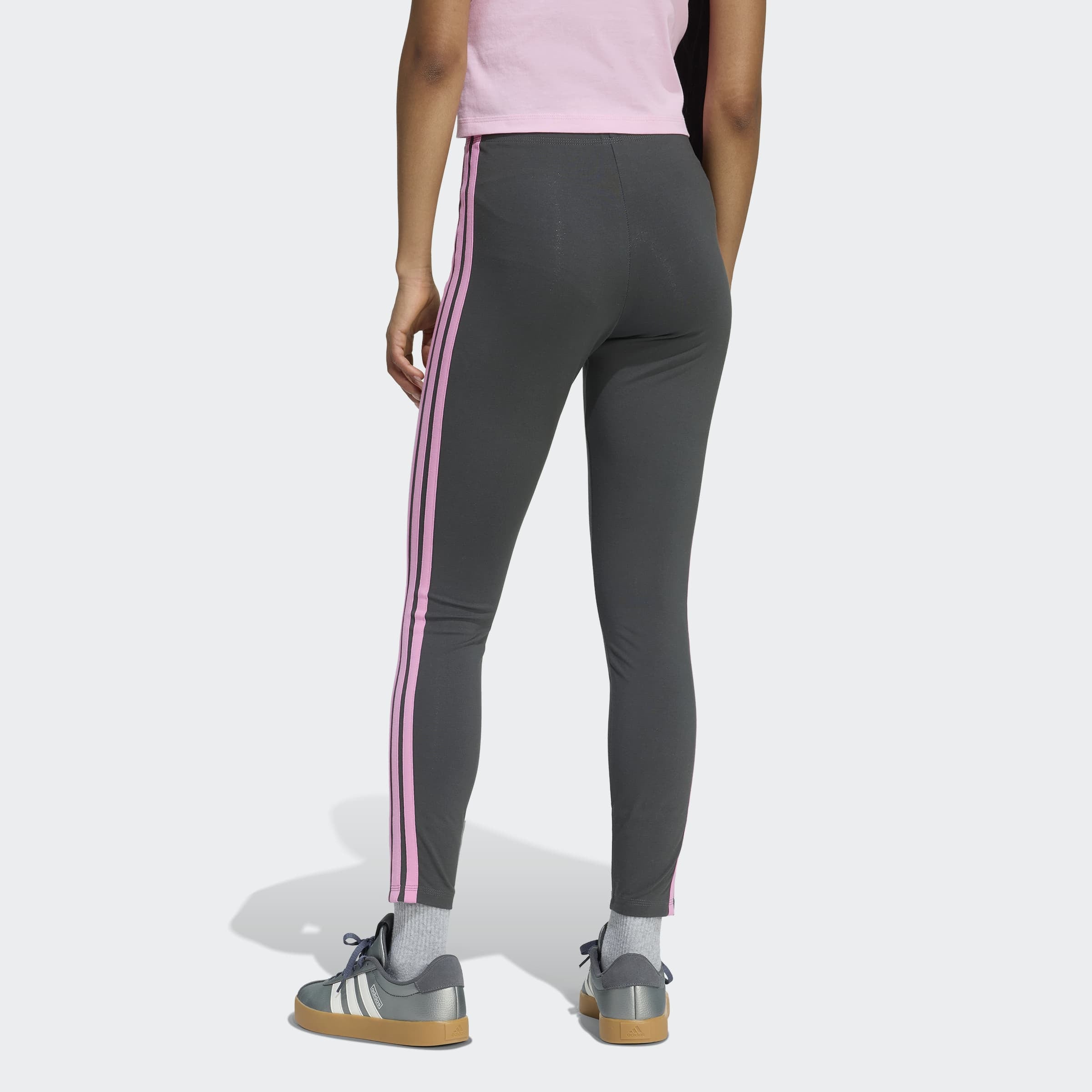 adidas Sportswear Trainingstights »ESSENTIALS 3-STREIFEN COTTON LEGGINGS«  sportlicher Look mit 3-Streifen, aus Baumwolle und Elasthan
