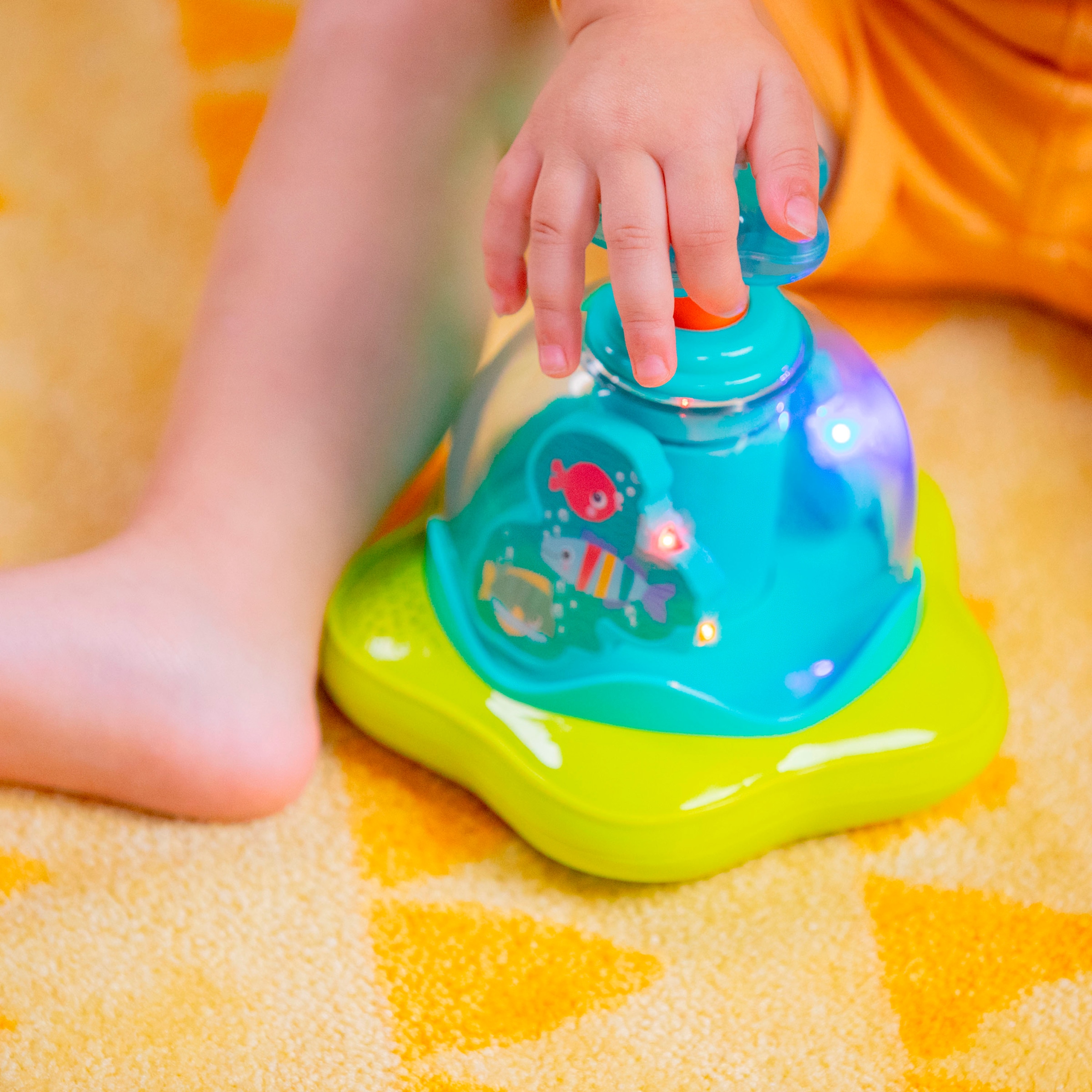 Bright Starts Kreisel »Press & Glow Spinner™« mit Licht und Sound
