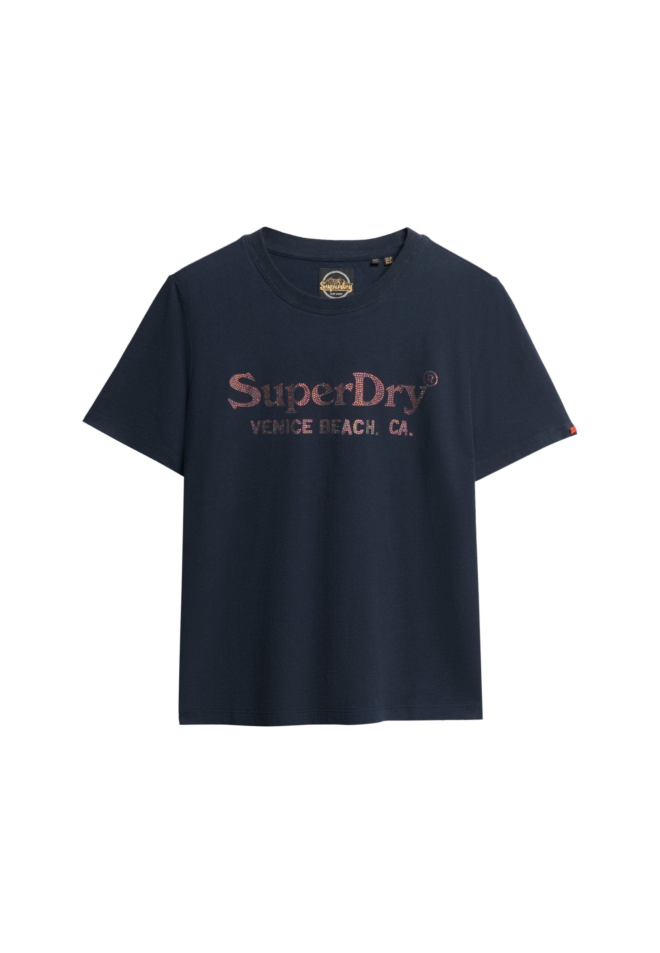 Superdry Kurzarmshirt »VENUE METALLIC RELAXED TEE«