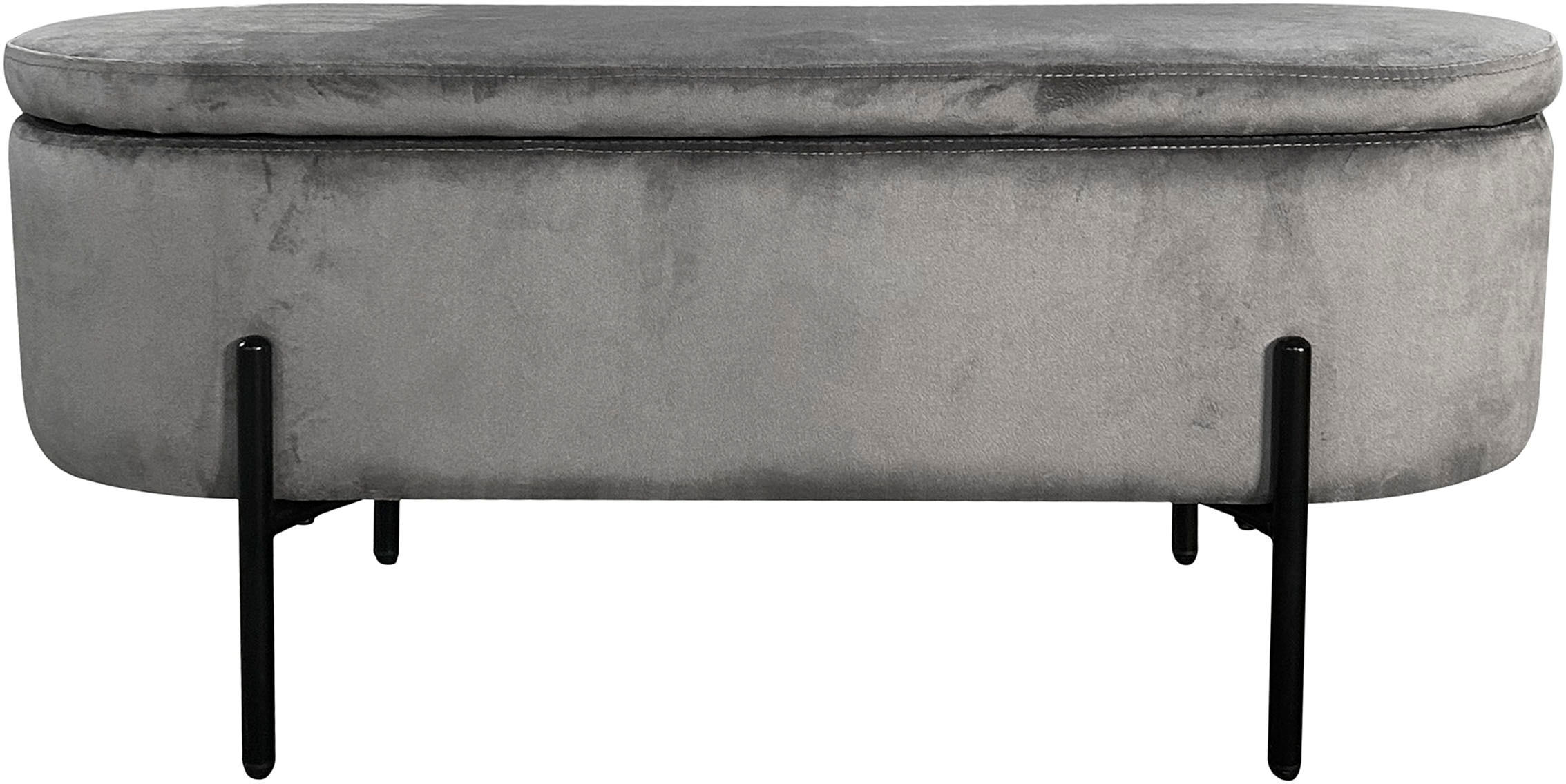 byLIVING Sitzbank »NOVA« Samt, mit Stauraum/Truhe, Innenmaß Truhe 26,5 x 83cm, Höhe: 19 cm