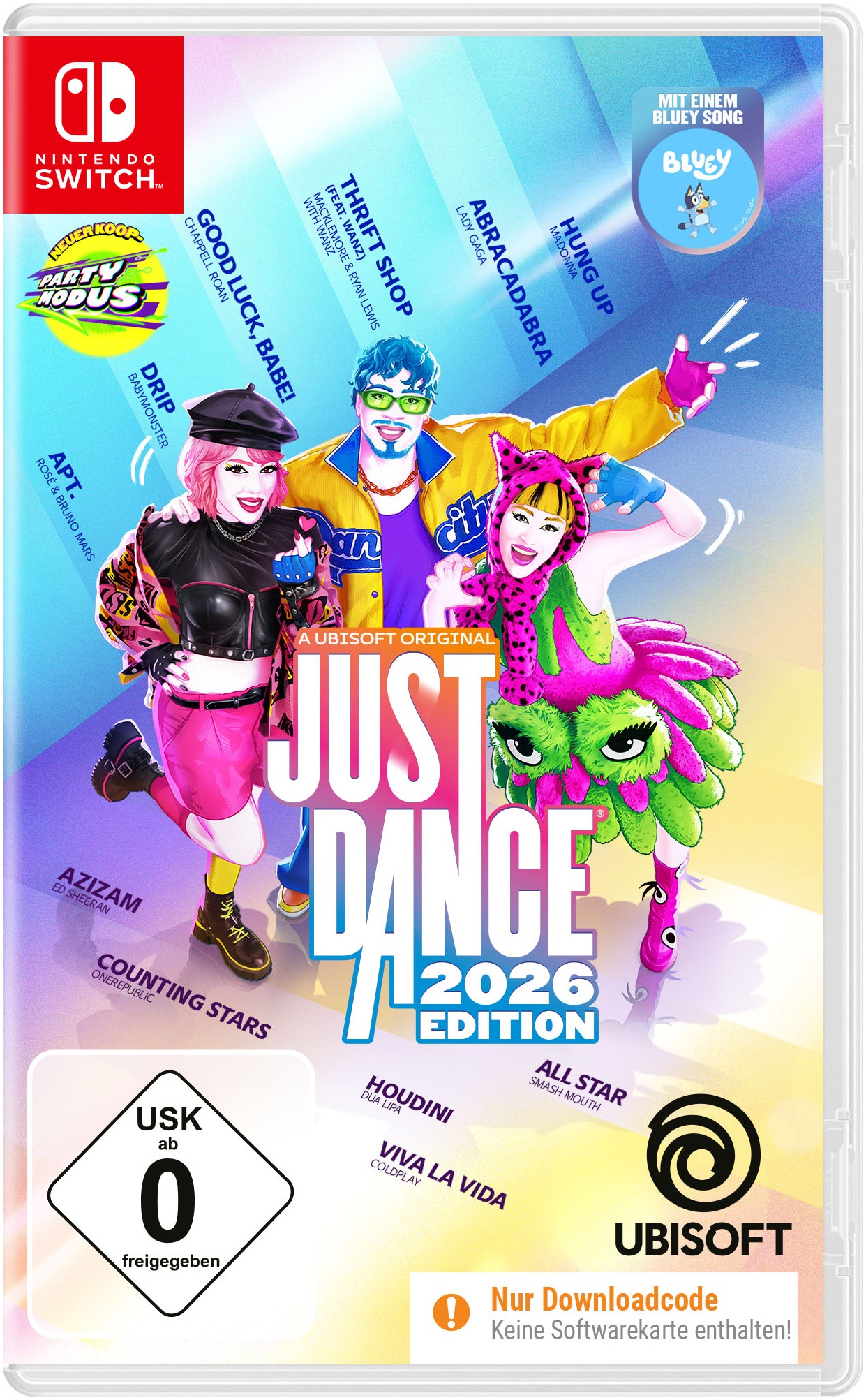 UBISOFT Spielesoftware "Just Dance 2026 (Code in box)" Nintendo Switch