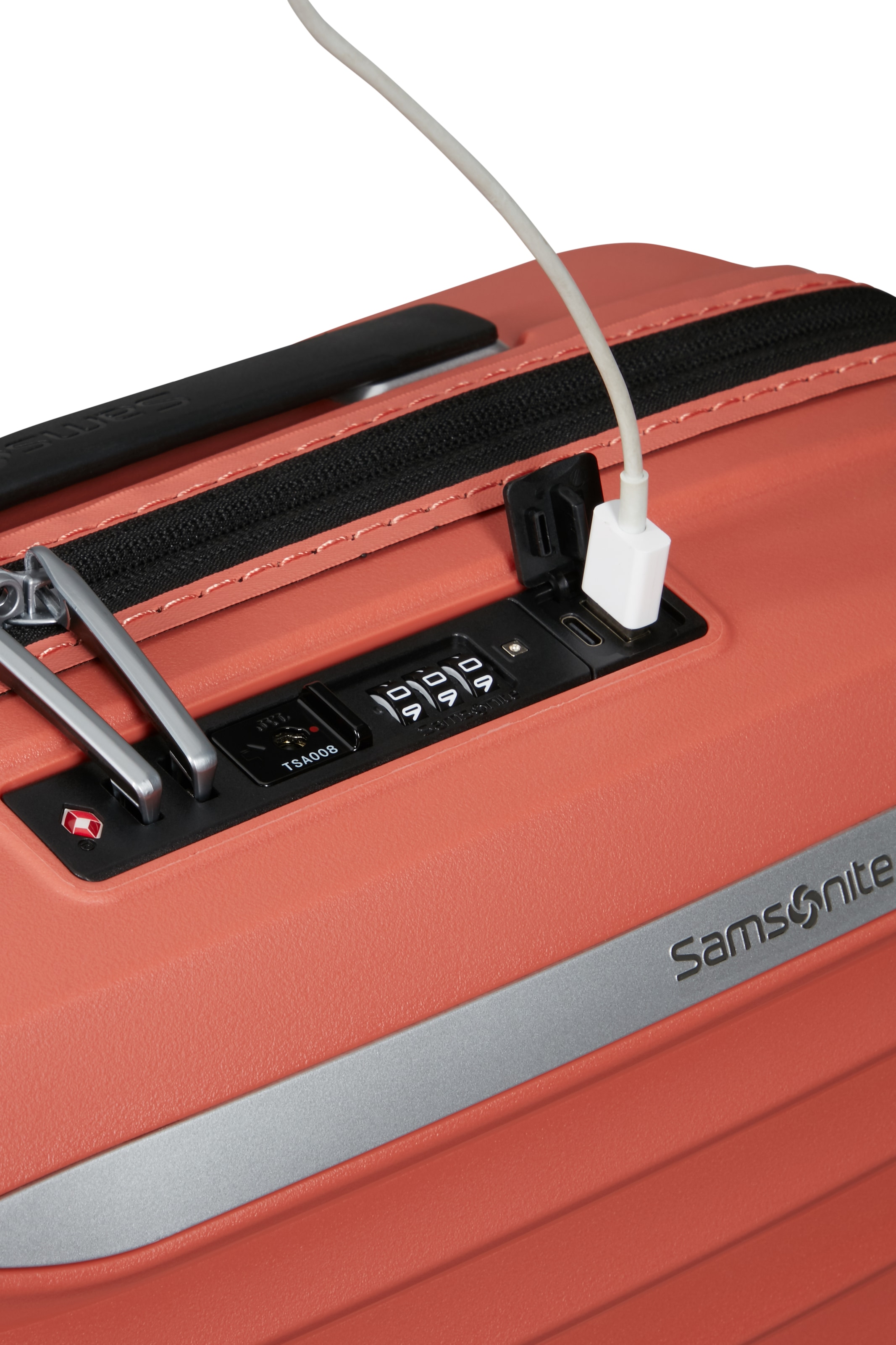 Samsonite Hartschalen-Trolley »UPSCAPE, verschiedene Größen und Farben« 39 l 4 Rollen mit Volumenerweiterung, mit Tragegriff oben und seitlich