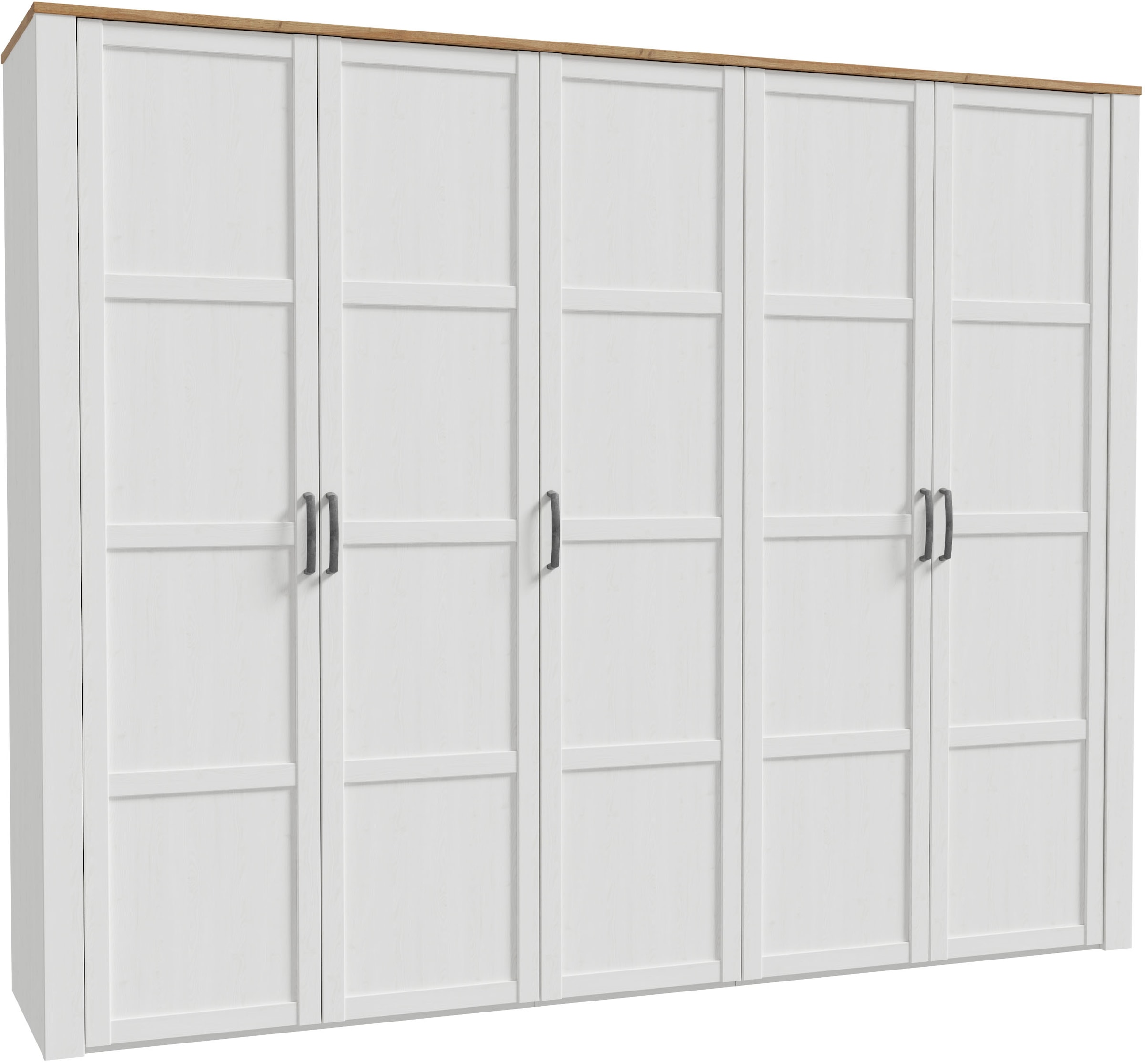 FORTE Kleiderschrank »Bohol« Höhe 214 cm, 5türig , SoftClose