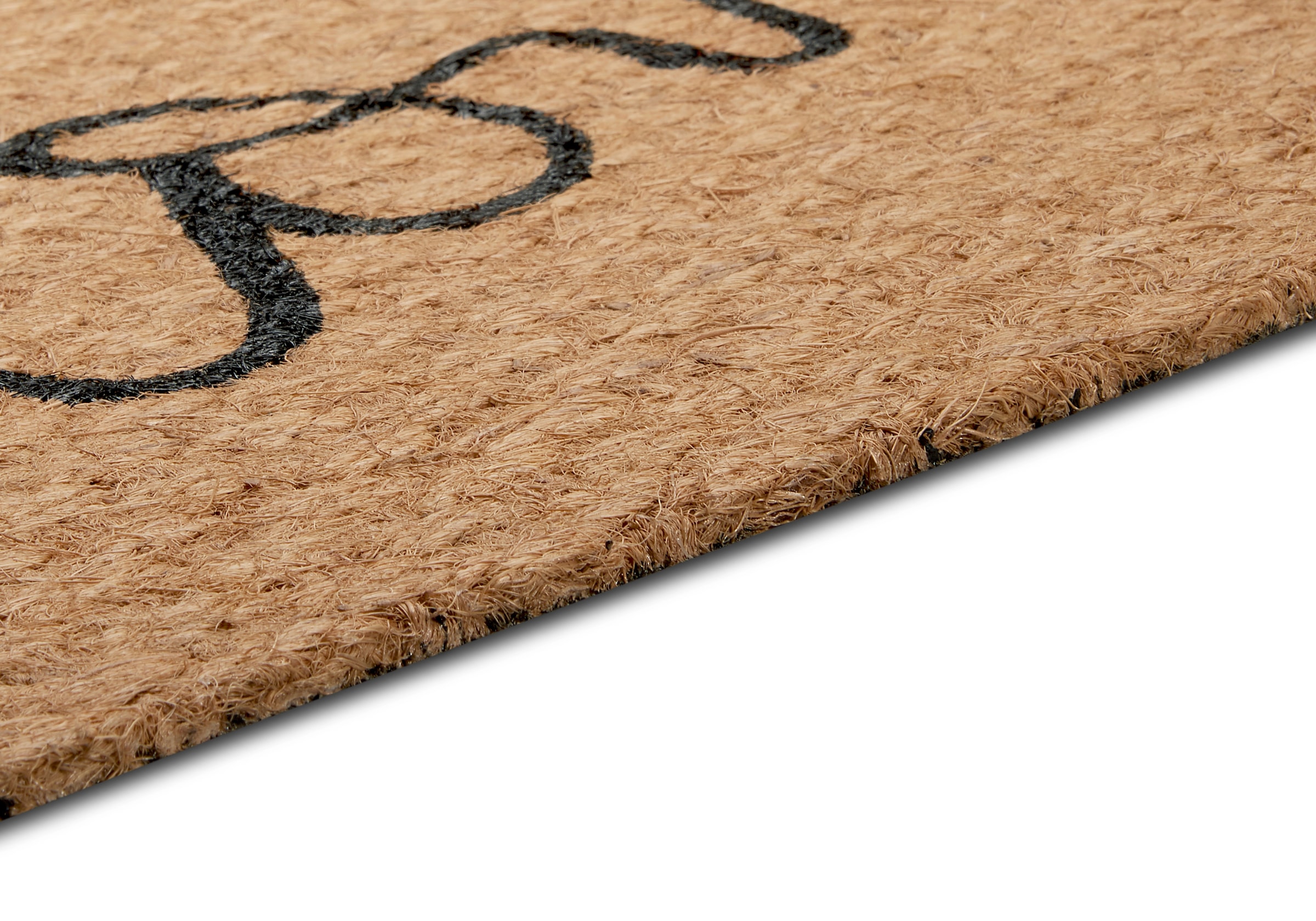 HANSE Home Fußmatte »Kokos Braided Home, Türmatte«, rechteckig, 15 mm Höhe, Kokos, Schmutzfangmatte, Outdoor, Rutschfest, Innen, Kokosmatte, Flur