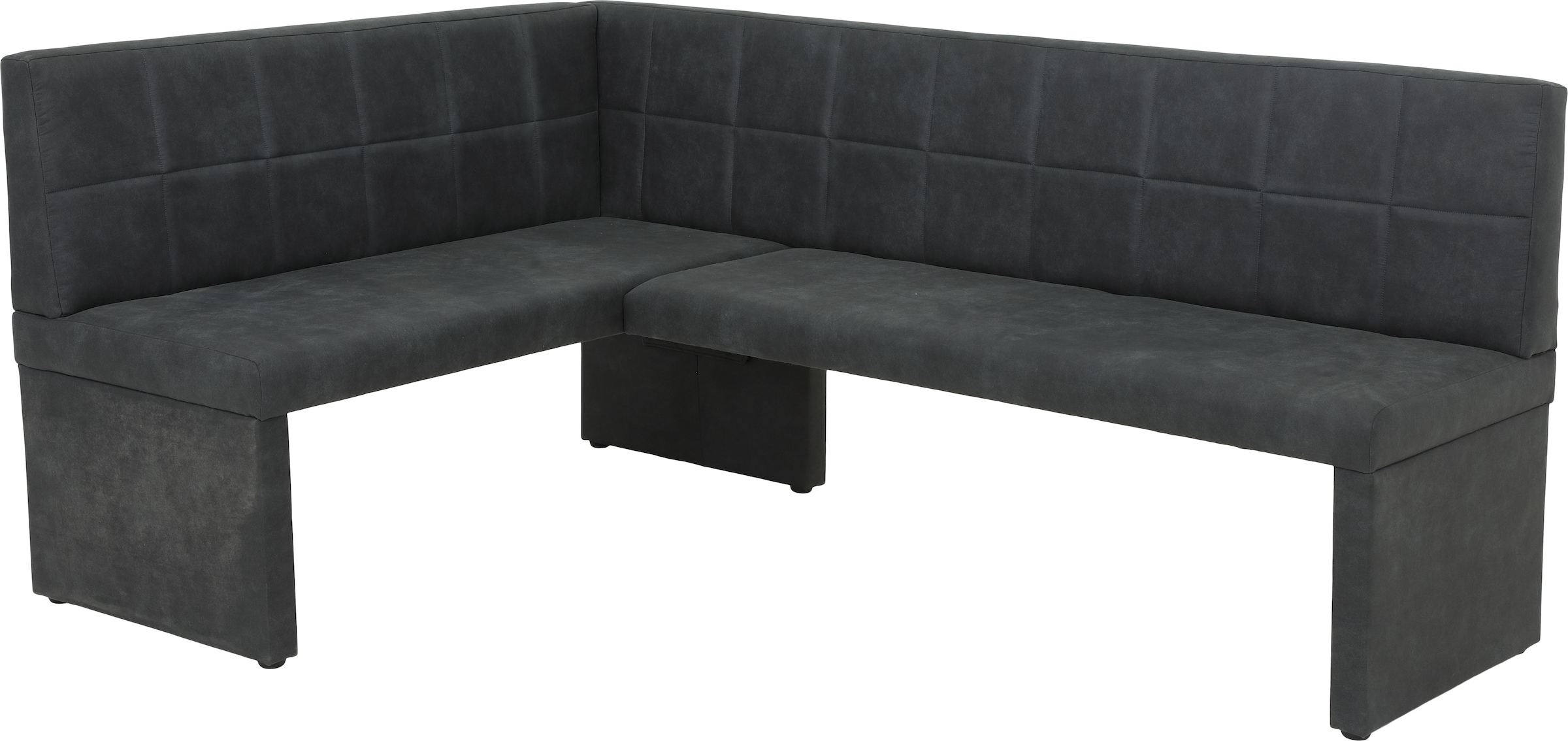 HELA Essgruppe »SPREE« 4 Stk. tlg. Esstisch 140x90 cm mit Dickkante, Microfaserbezug,