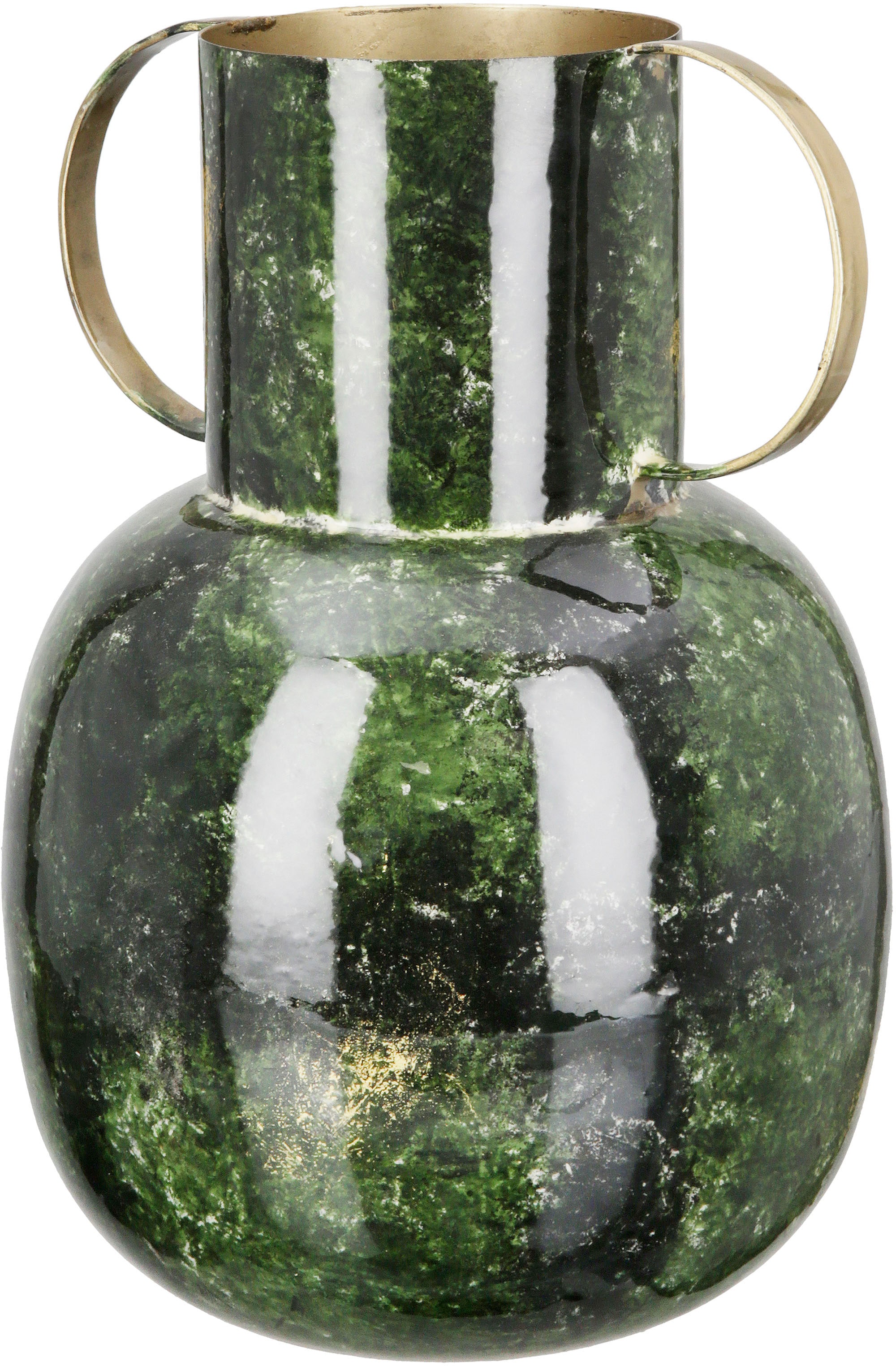GILDE Tischvase »Grana«, Höhe cm aus ca. Metall, Vase 30 St.), auf (1 bestellen Raten