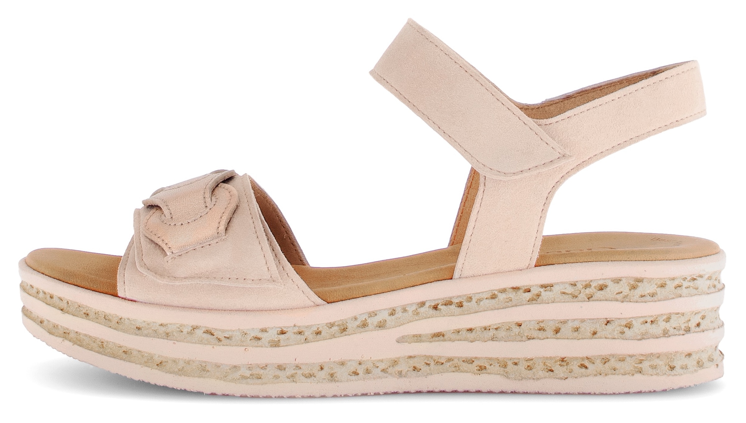 Gabor Keilsandalette, Sommerschuh, Riemchensandale mit praktischen Klettverschlüssen