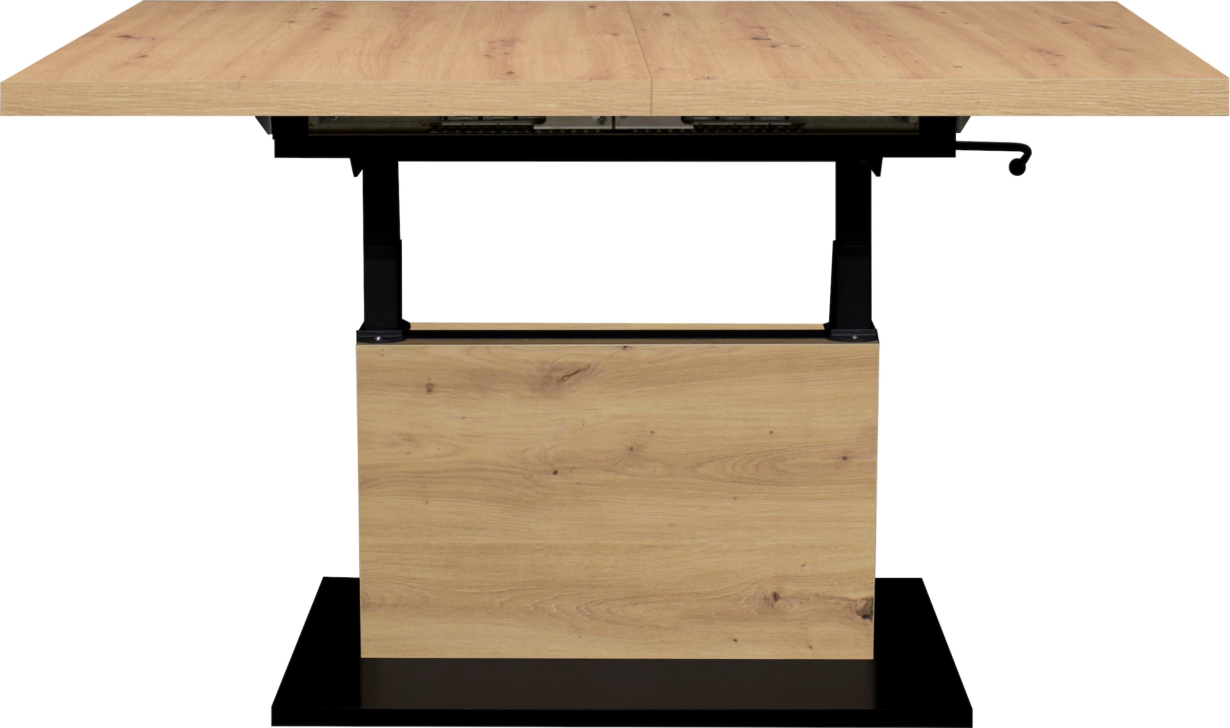 Mäusbacher Couchtisch »Lift Couchtisch«, höhenverstellbar 56-75cm, Breite Tischplatte 120-160cm, Metallgestell