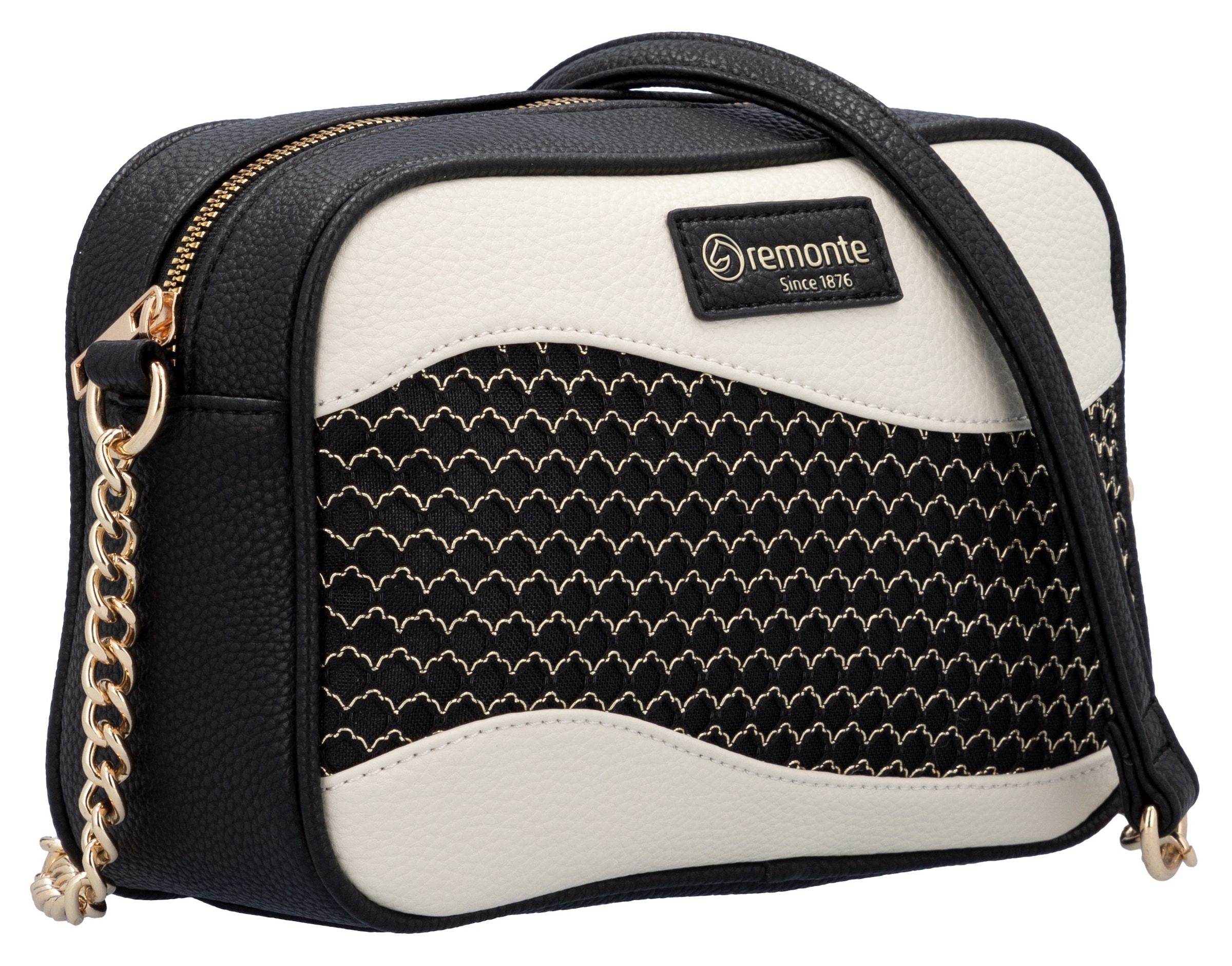 Remonte Umhängetasche, Damen-Mini-Bag, Schultertasche, Umhängeriemen mit Kette