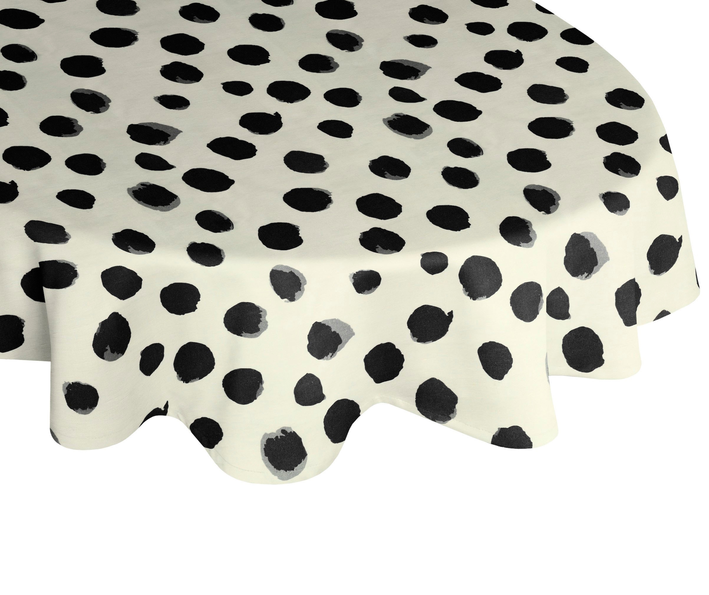 Adam Tischdecke "Dots" aus Leinen und Bio-Baumwolle