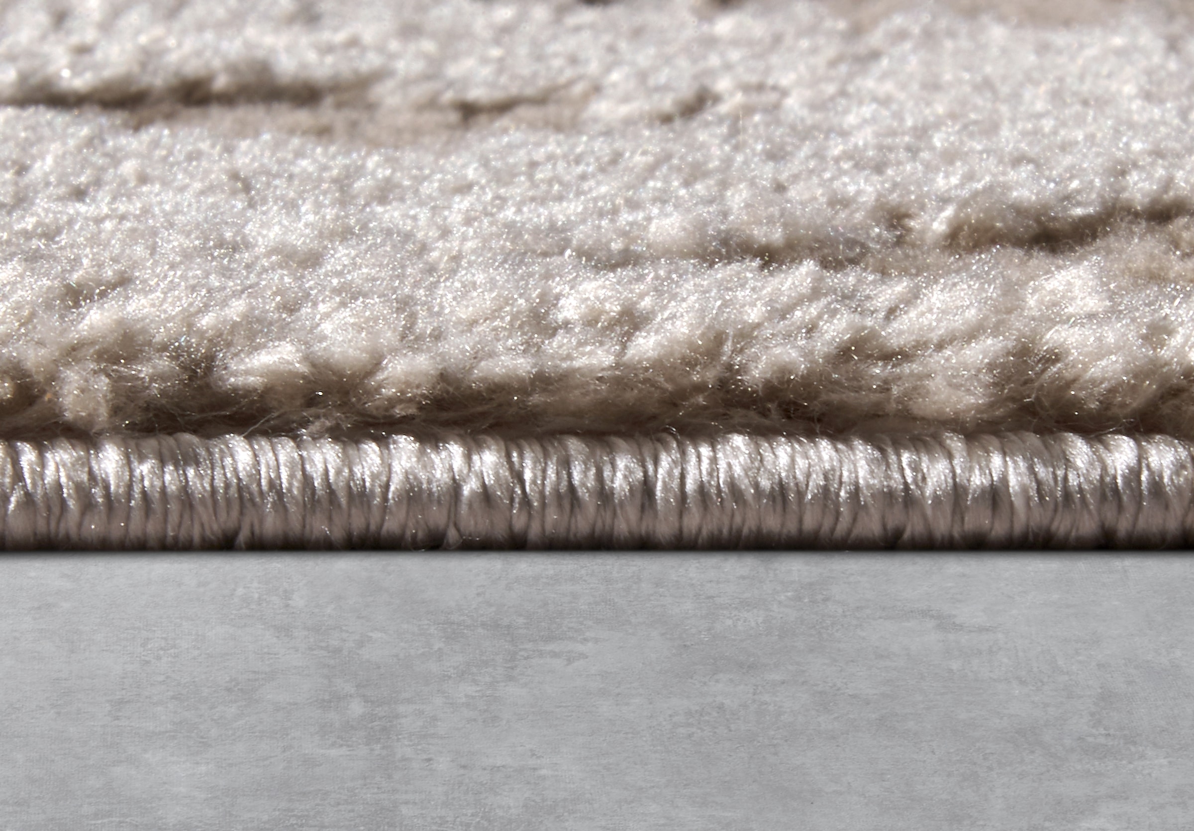 ELLE DECORATION Designteppich »Itinerance«, rechteckig, 18 mm Höhe, Hochflor, Shaggy, Läufer, weich, Langflor, modern, Hoch Tief Effekt