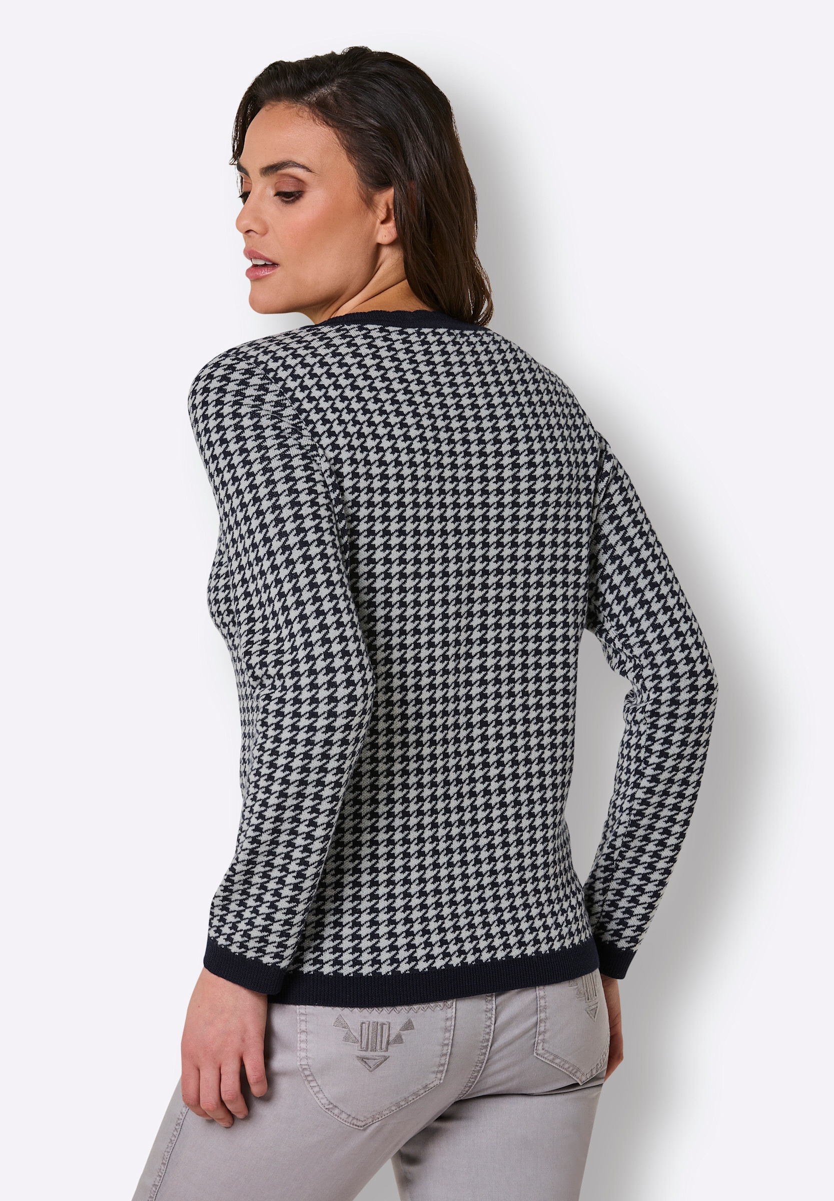 creation L Strickpullover »Merino-Pullover Strickpullover aus Wolle«