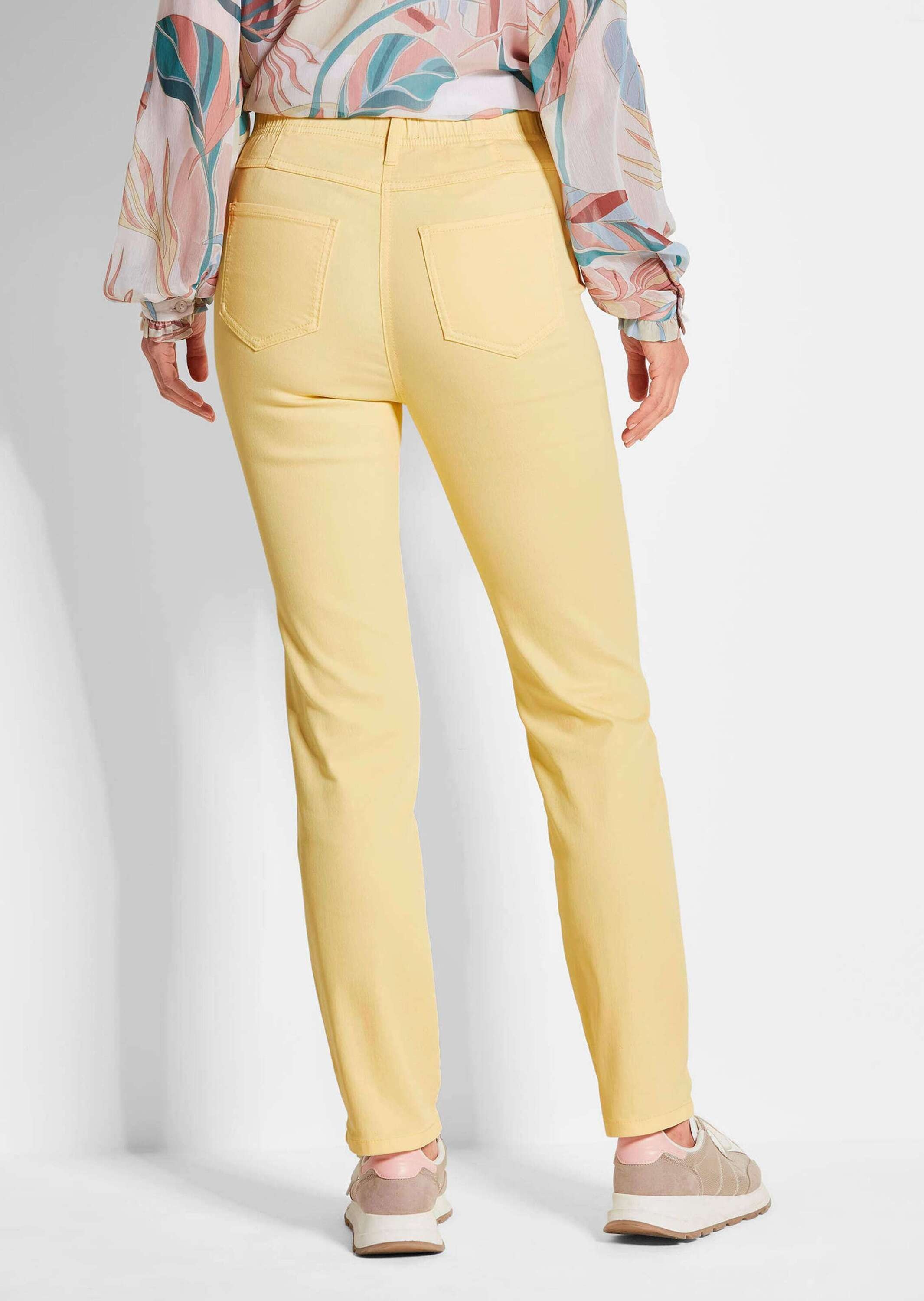 GOLDNER Regular-fit-Jeans »Kurzgröße Damen Jeans Slim Fit LOUISA mit Stretch-Anteil«