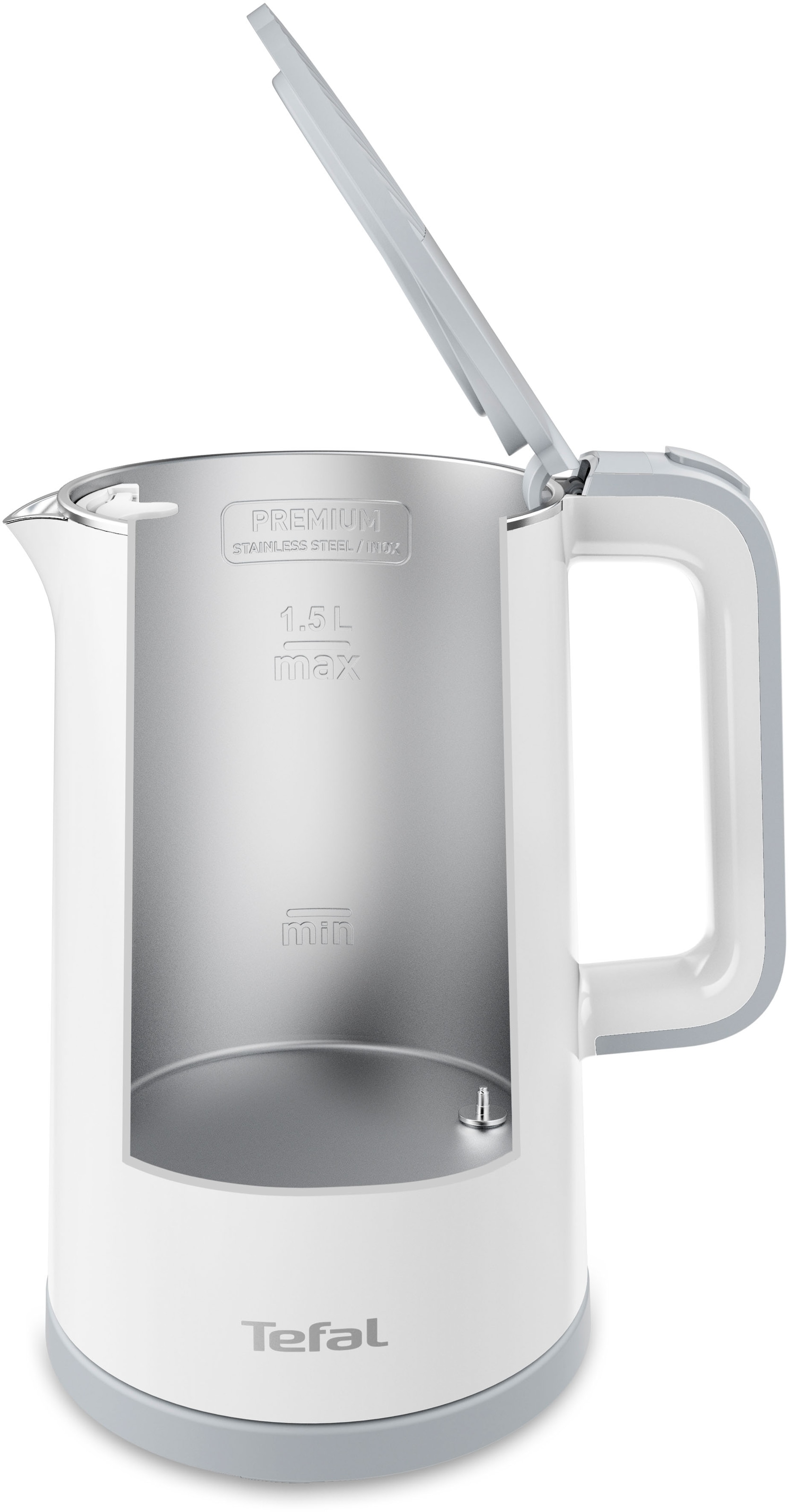 Tefal Wasserkocher »KO6931«, 1,5 l, 1800 W, 5 Temperaturstufen; Warmhaltefunktion; 360° drehbar; Live-Temperatur