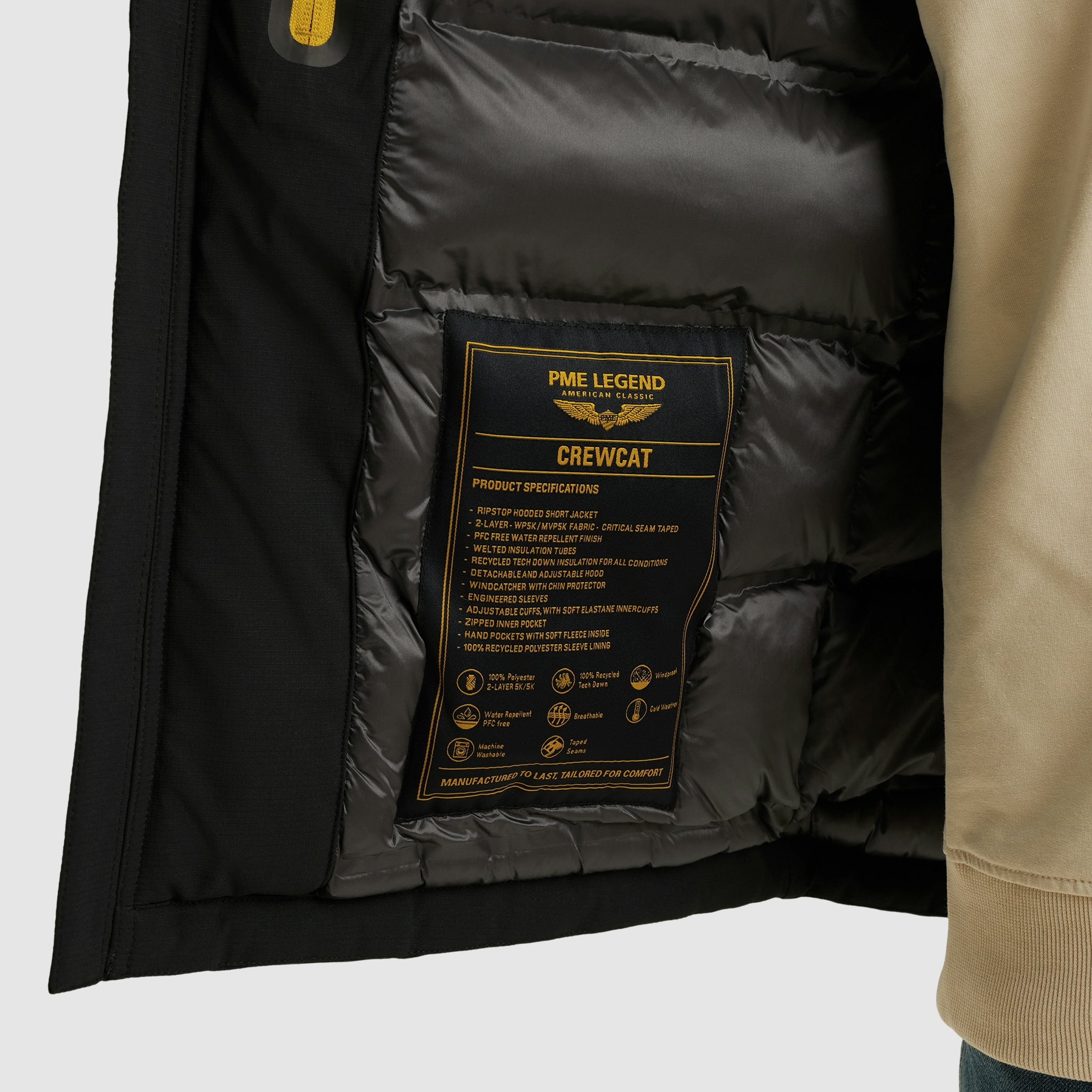 PME LEGEND Steppjacke »CREWCAT« mit Kapuze Wind- und wasserabweisend, wärmende Polyesterfüllung