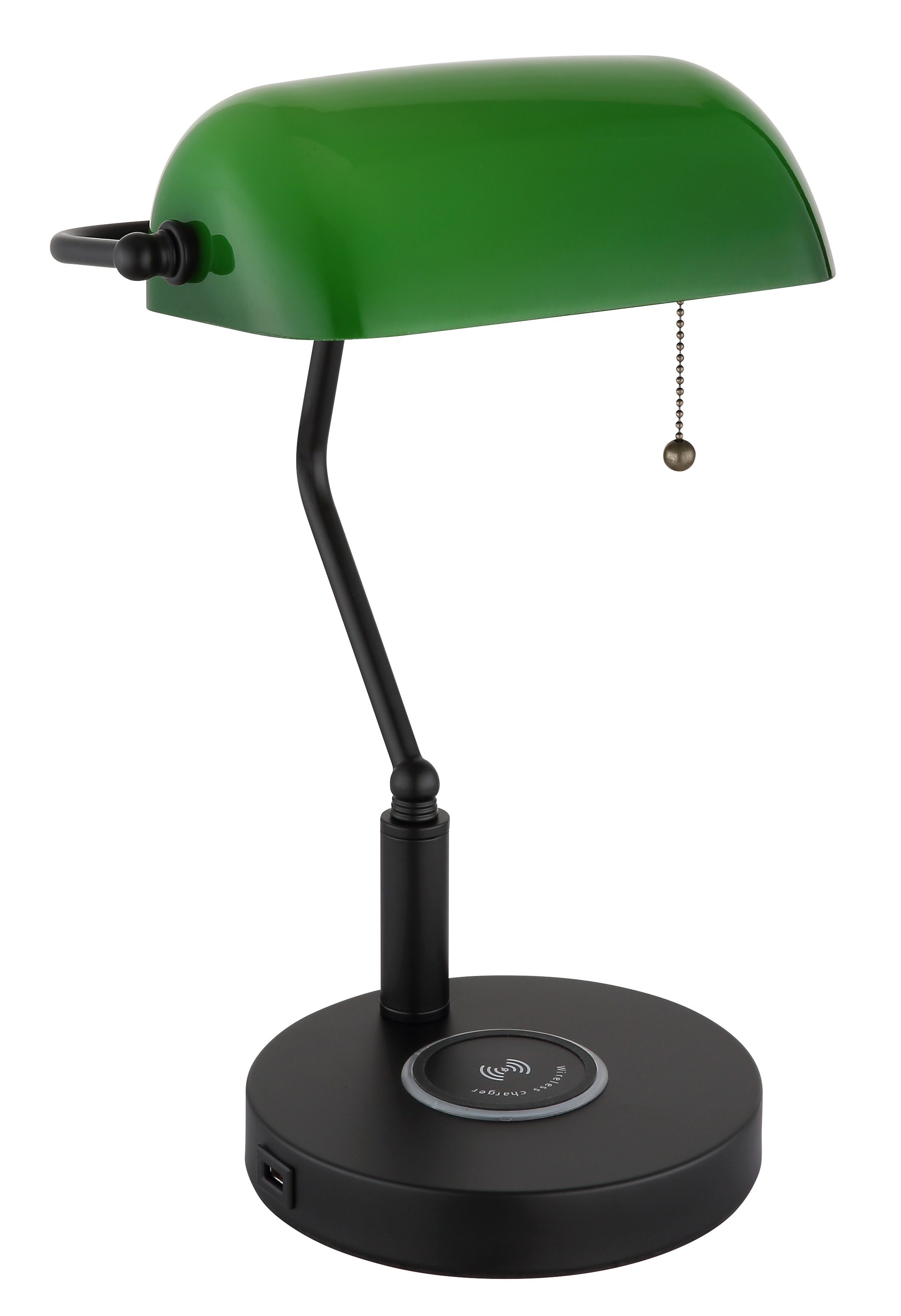 OTTO home »Eevva« E27 1 Stk. Wireless Ladefunktion, Bankerlampe, Zugschalter-Kette