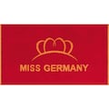 Miss Germany Strandtuch »Miss Germany«, (1 St.), Velours, mit großem Logo-Motiv