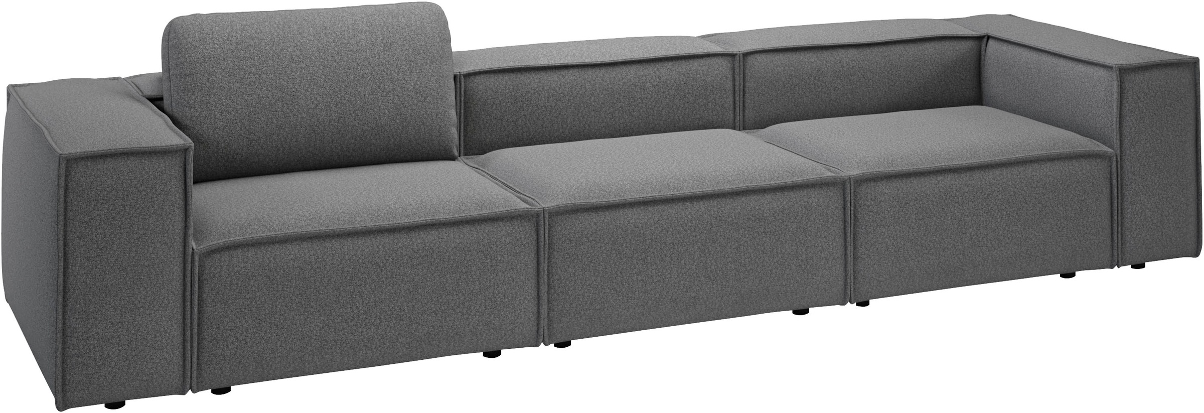 Home affaire 3,5-Sitzer »Watertown, modernes Big-Sofa XXL, 336 cm Breite, auch in Feincord« Riesiges Designersofa mit viel Platz & weichen Bezügen in Trendfarben