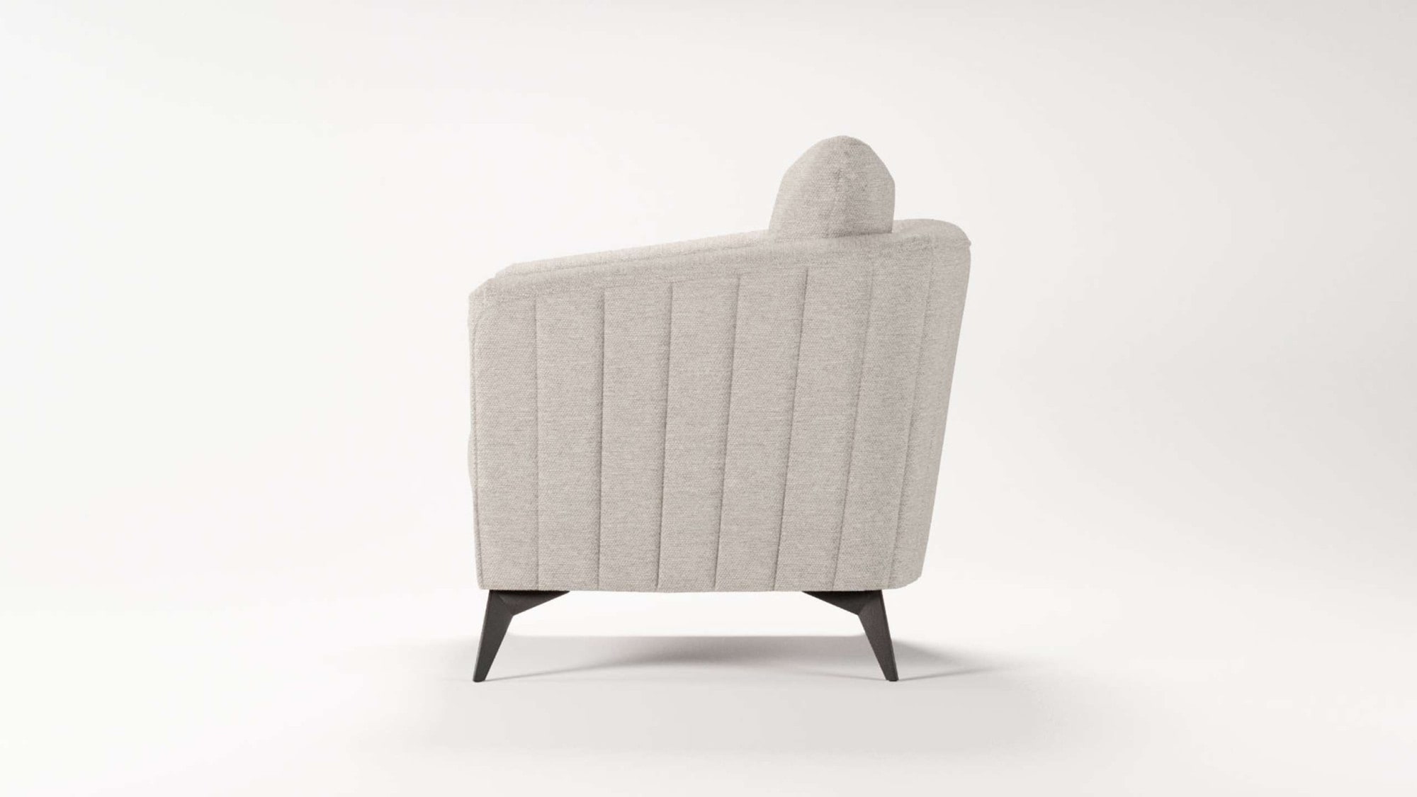 Places of Style Cocktailsessel »MATTHEW Sessel, Maße B/T/H: 83/85/88 cm«, modern, mit Rückenkissen