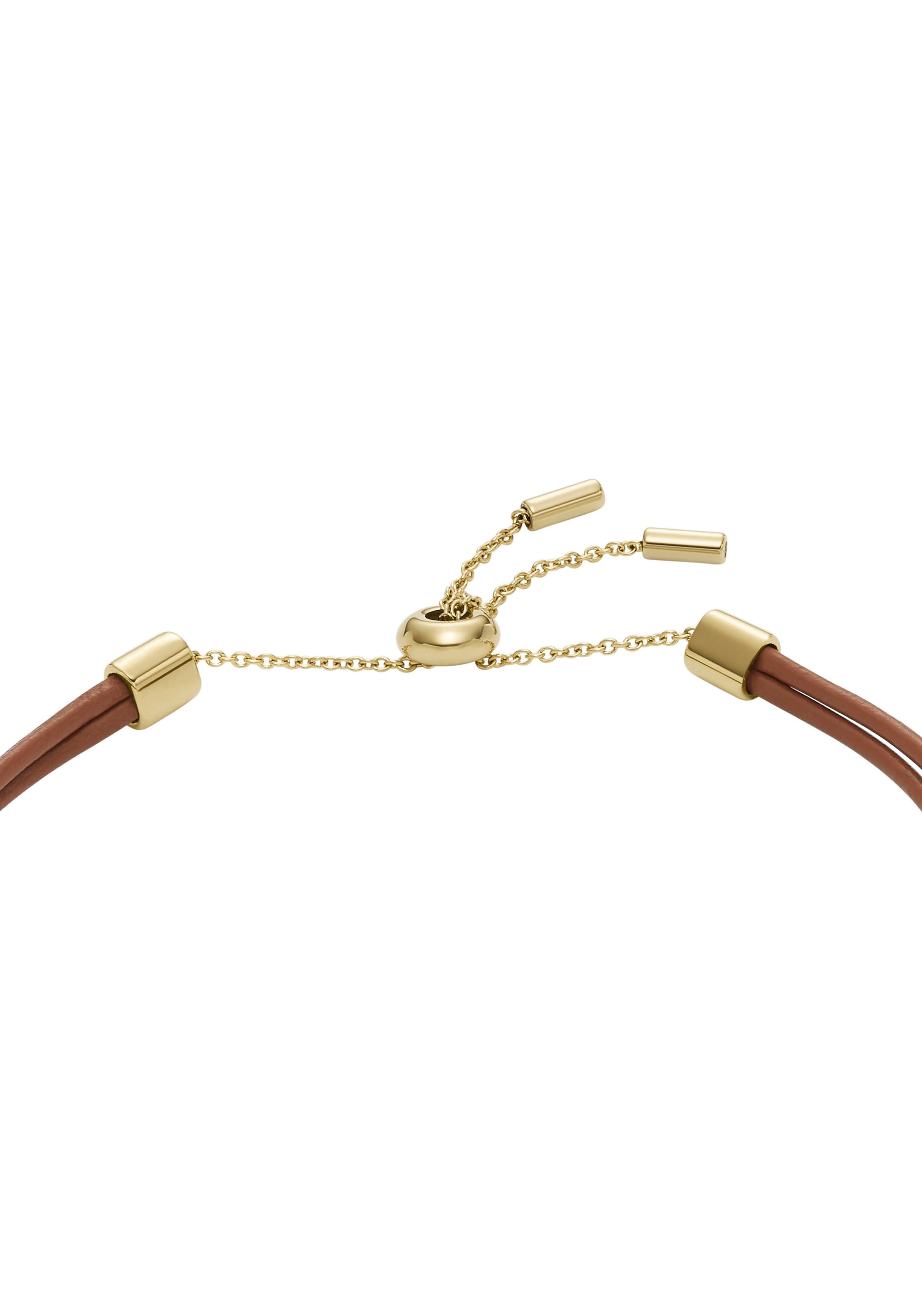 Fossil Armband »SADIE GLITZ DISC, JF04545710«, mit Glassteinen