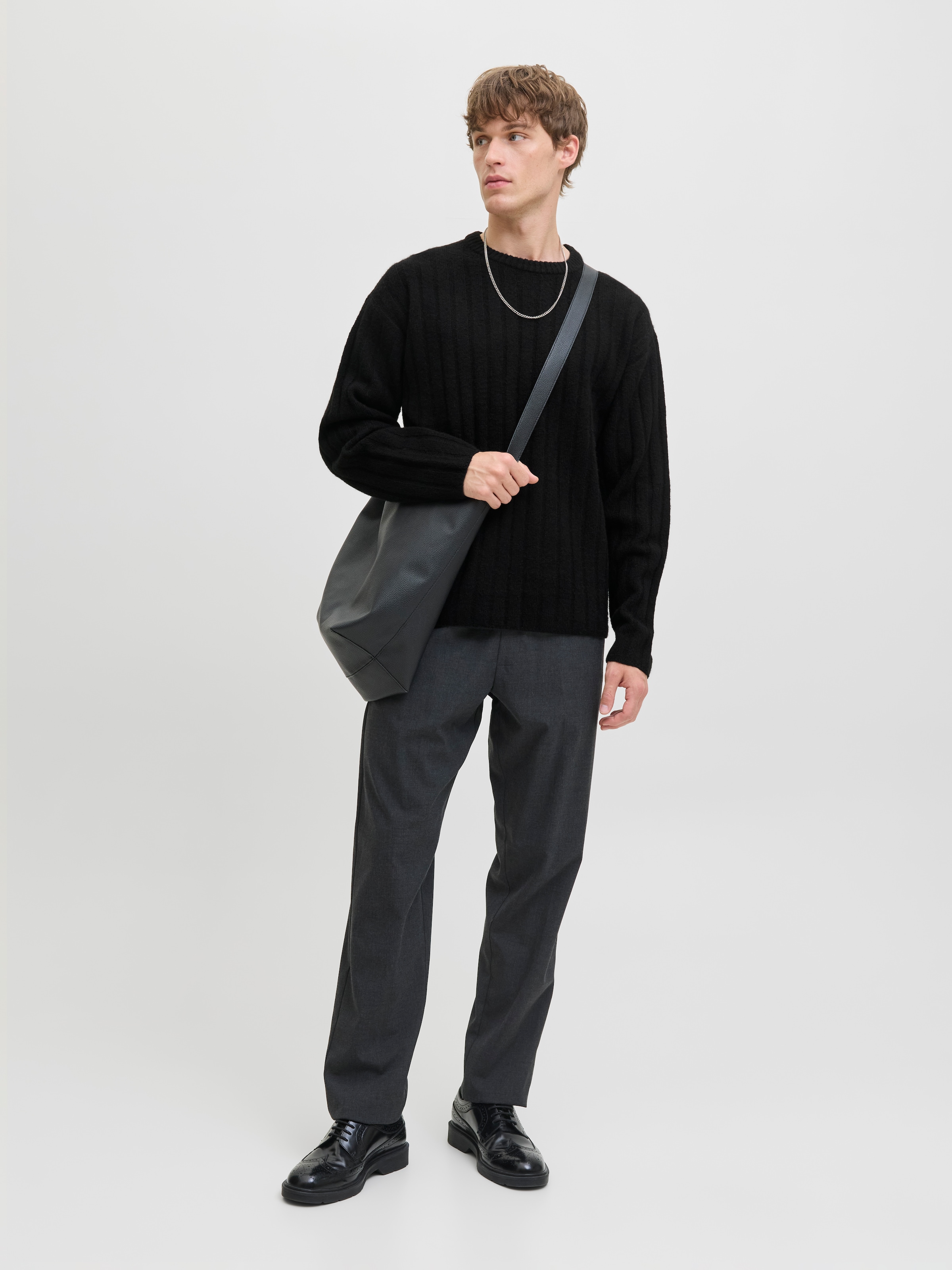 Jack & Jones Strickpullover »JJEBRADLEY CARTER KNIT CREW NECK LN«