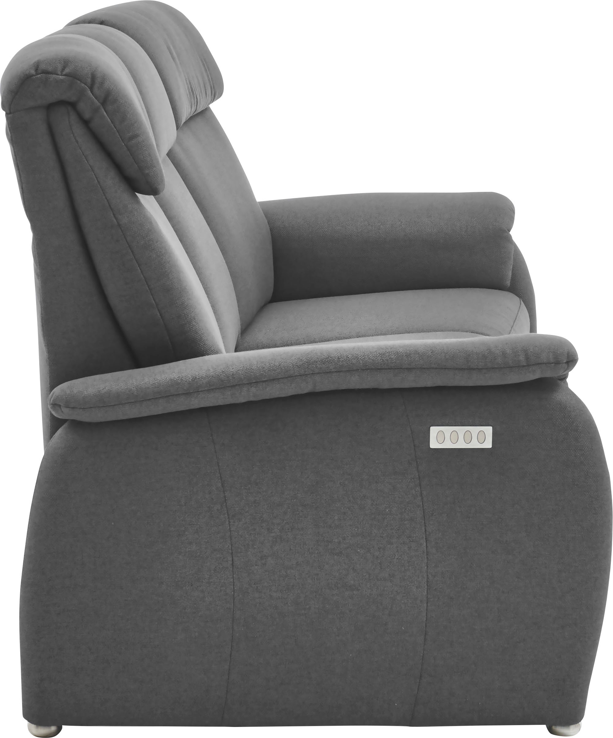 Home affaire 3-Sitzer »Turin mit Steckdose und USB-Port auch in Easy care-Bezug«, 2 x vollmotorische Relaxfunktion, herunterklappbarer Tisch