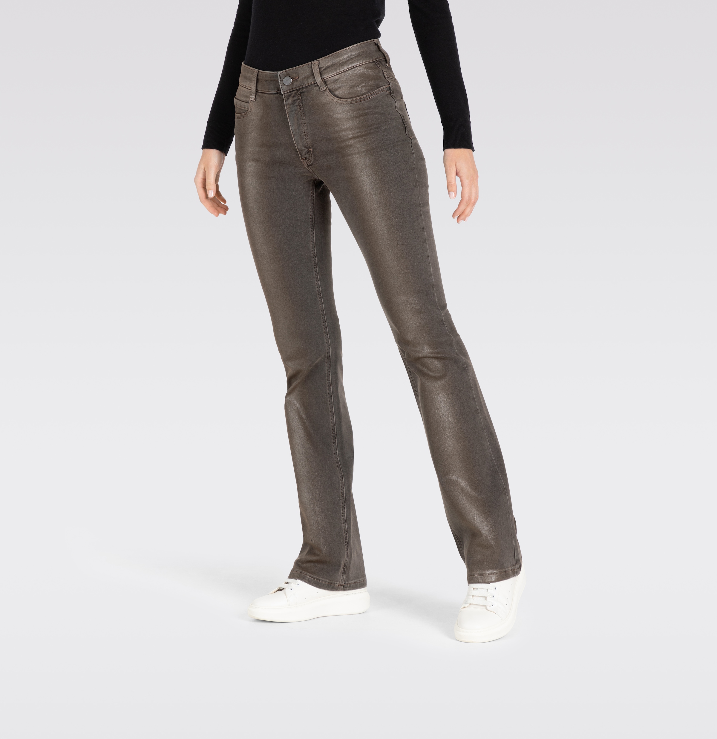 MAC Bootcut-Jeans »Dream-Boot«, Gerade geschnitten mit leicht ausgestelltem Bein