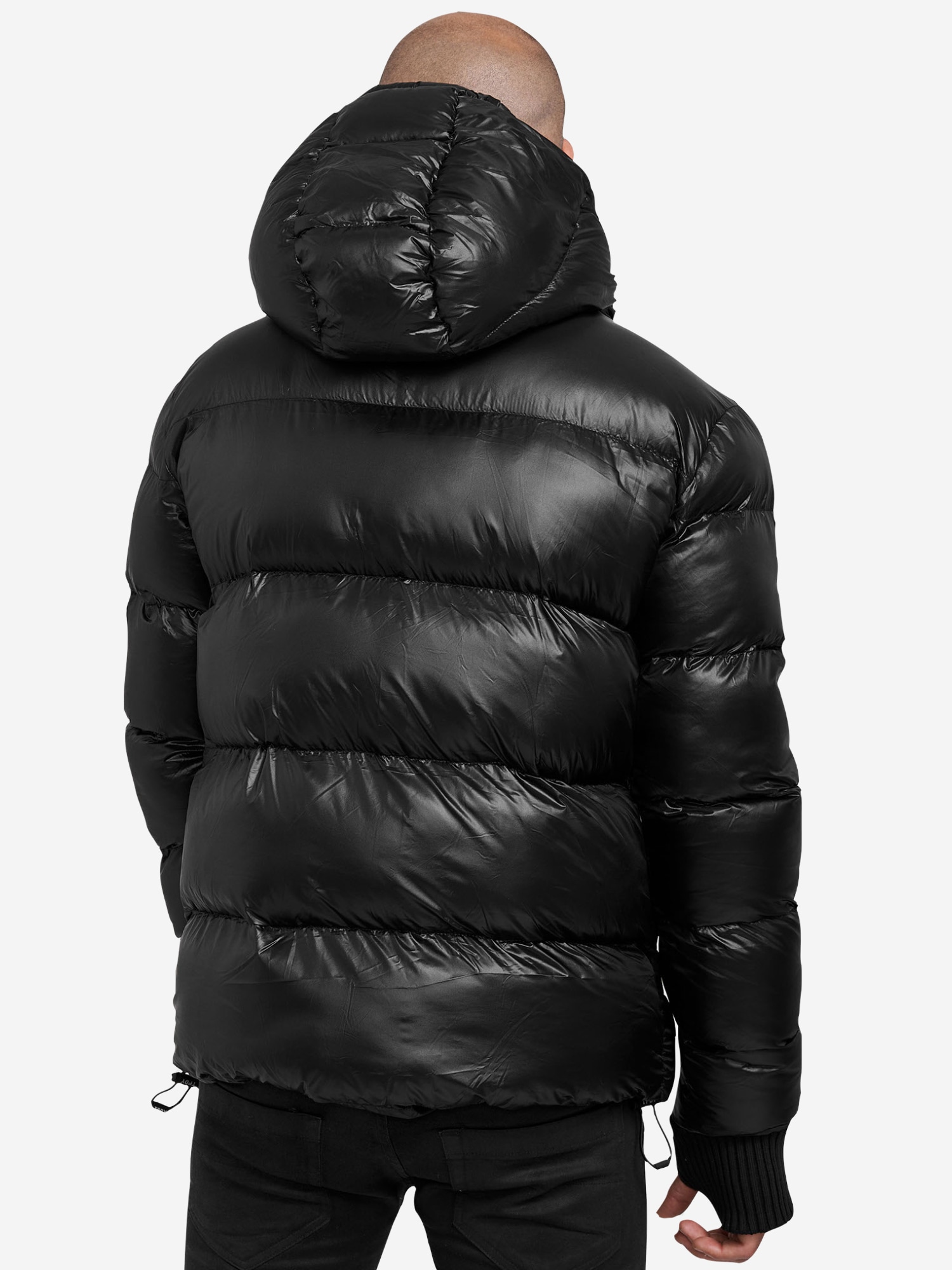trueprodigy Winterjacke »Logan Gesteppte Puffer Jacket mit Logo« mit Kapuze
