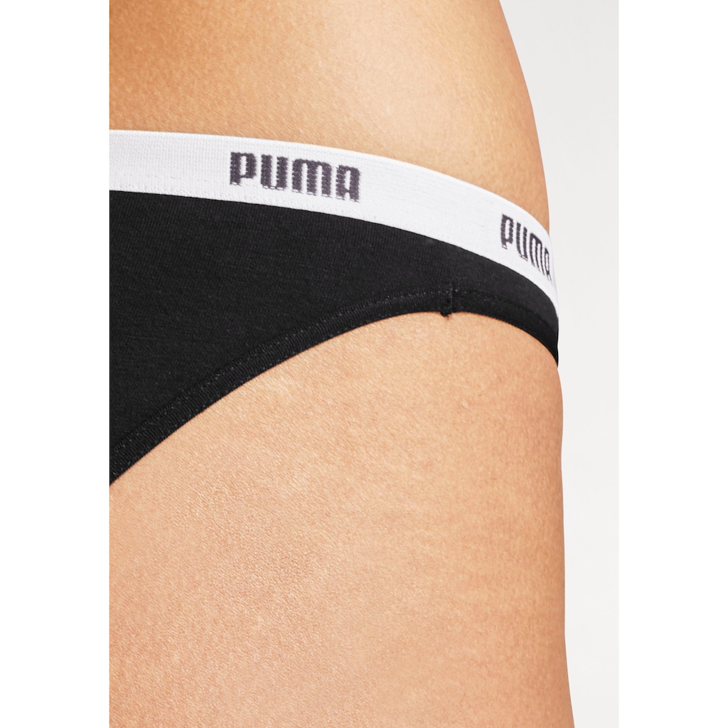 PUMA Bikinislip »Iconic«, (Packung, 2 St.)