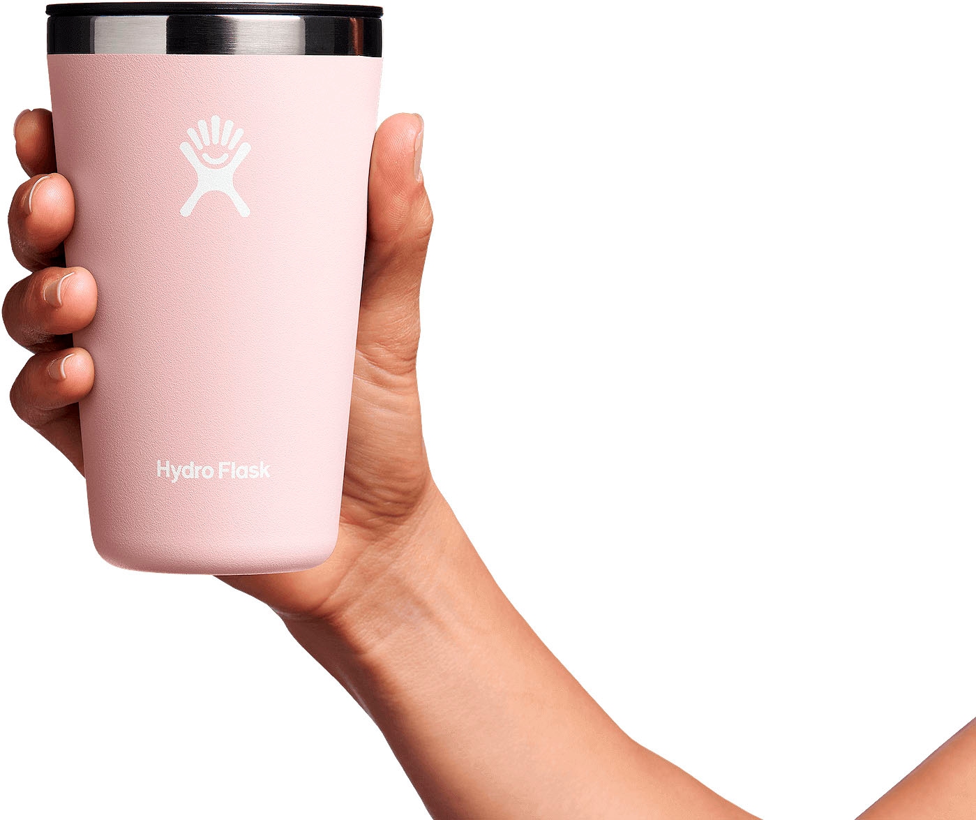 Hydro Flask Becher »16 oz All Around Tumbler Press-In-Lid«, (1 tlg.), doppelwandige TempShield™-Vakuumisolierung, 473 ml