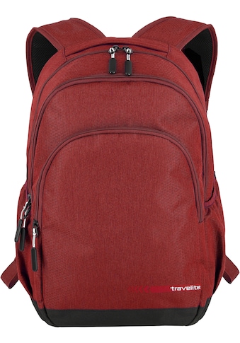 travelite Freizeitrucksack »Kick Off L, 45 cm, rot«, mit 15,6-Zoll Laptopfach kaufen